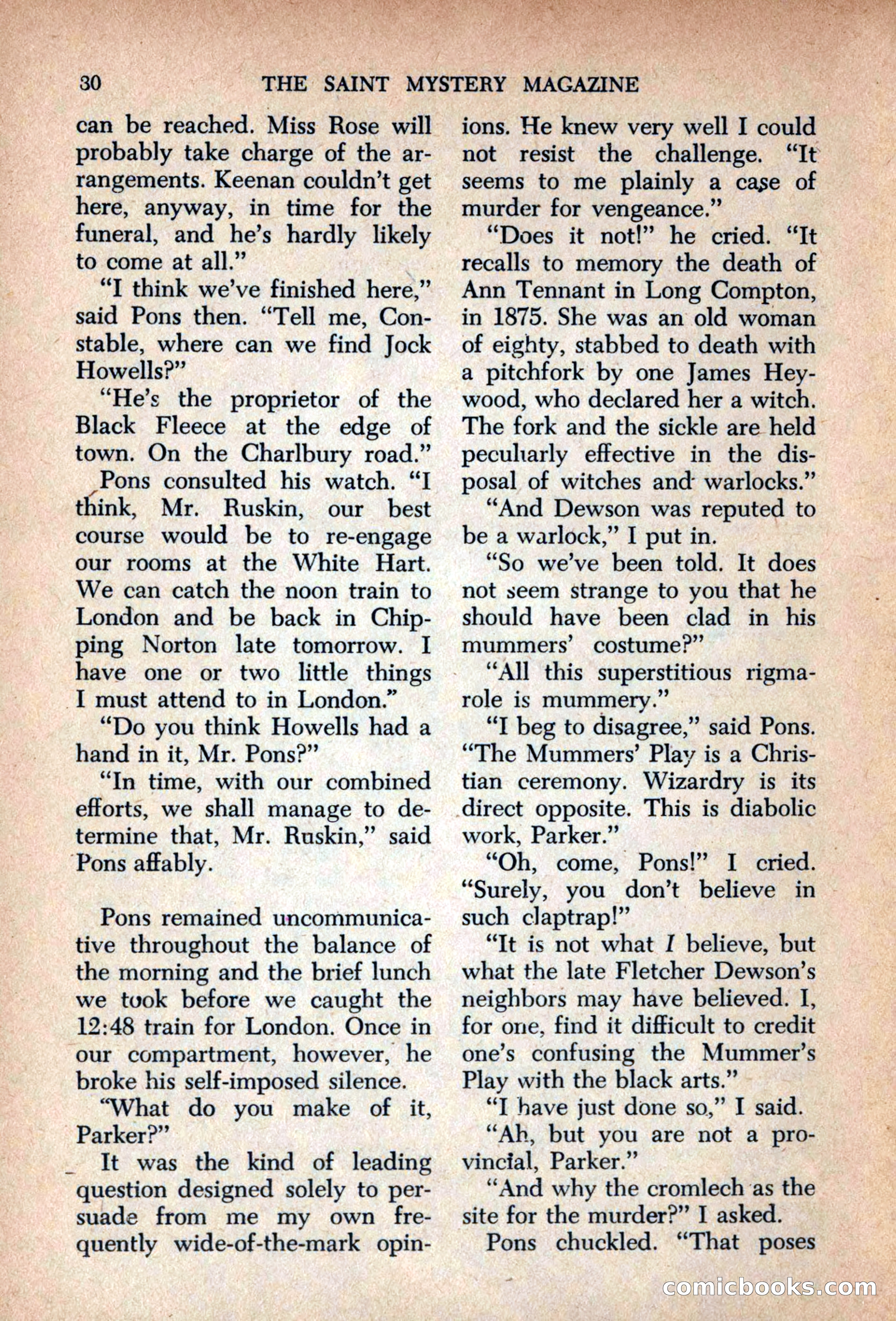 The Saint Mystery Magazine, September 1963 — page 32 of 132
