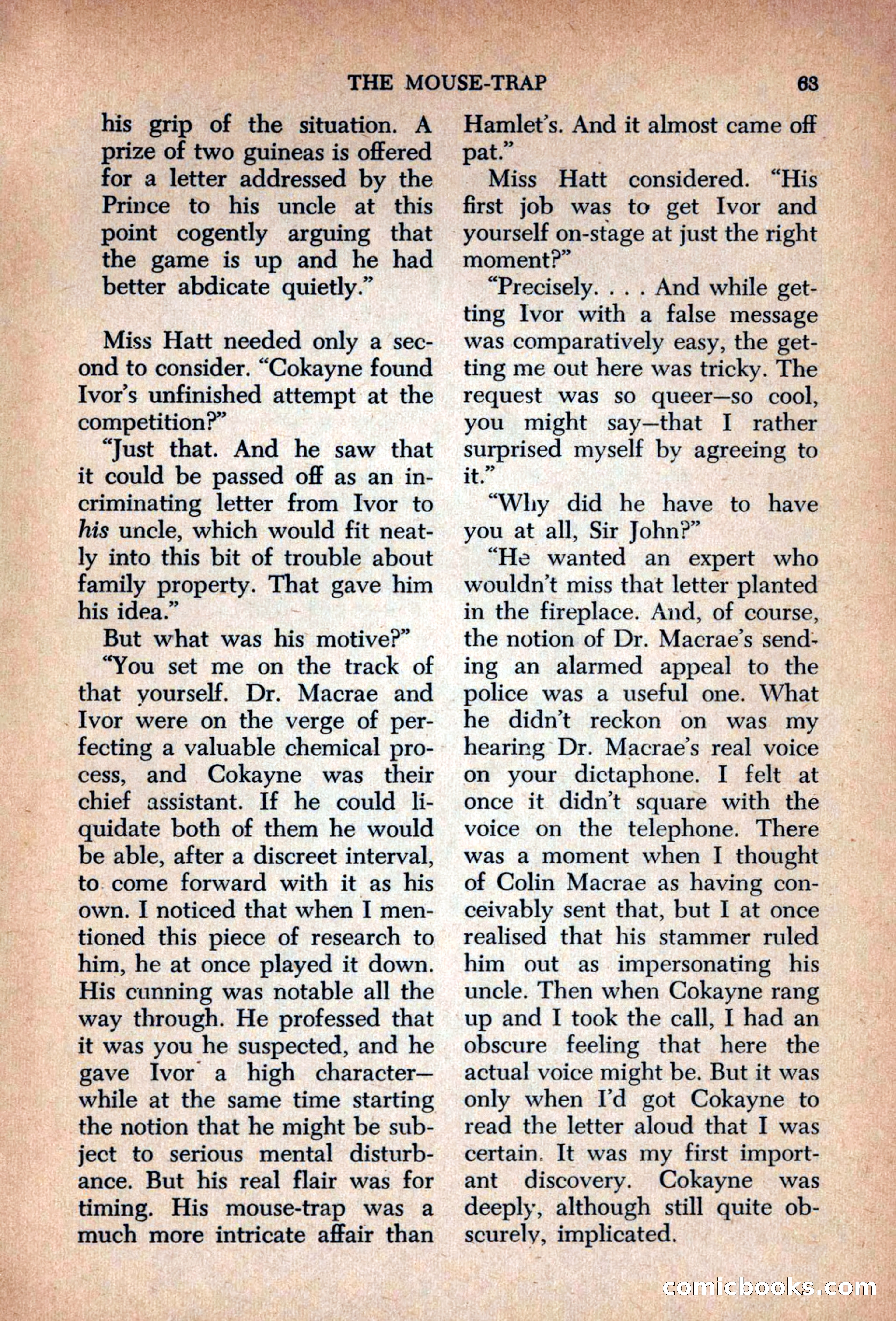The Saint Mystery Magazine, September 1963 — page 65 of 132
