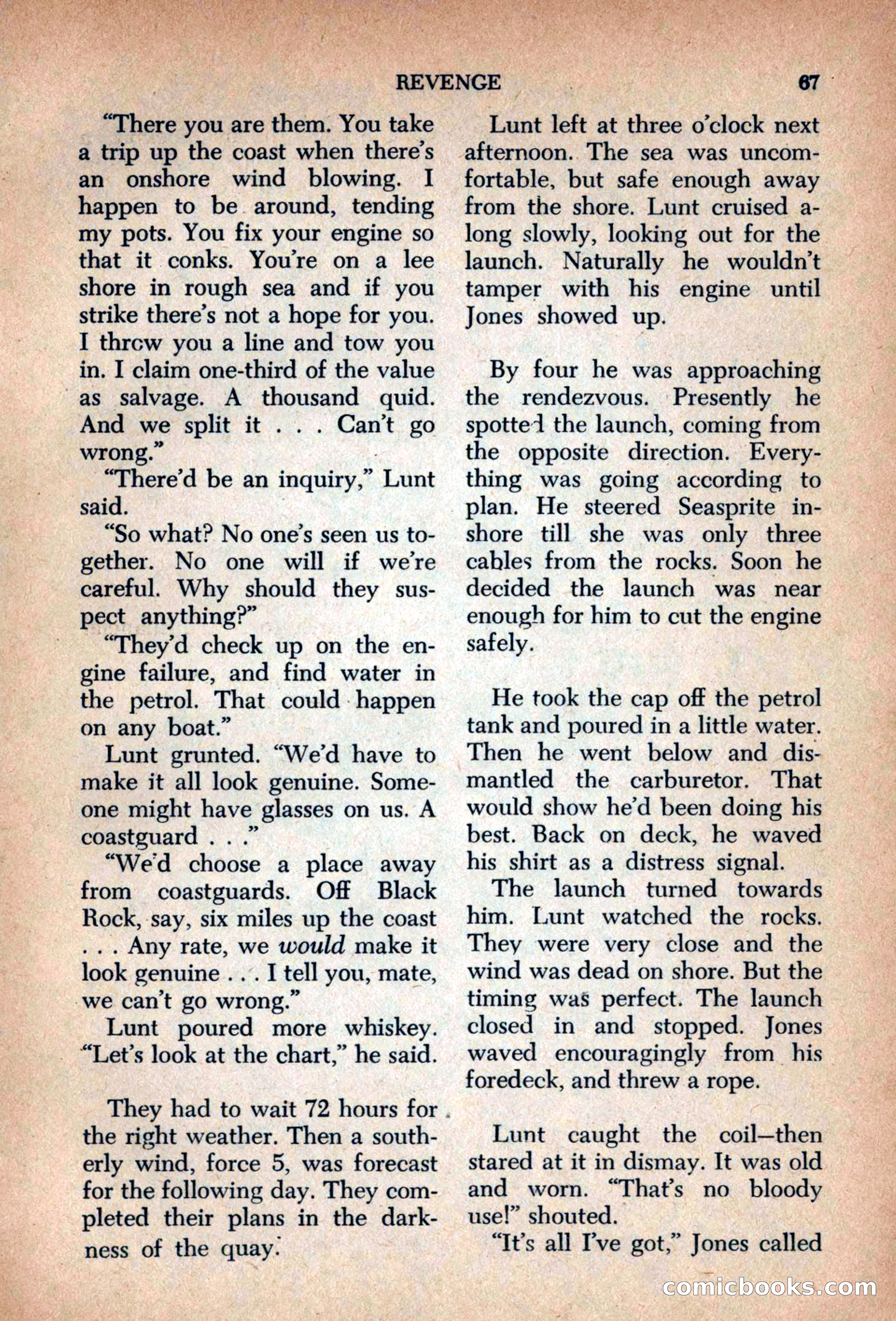The Saint Mystery Magazine, September 1963 — page 69 of 132