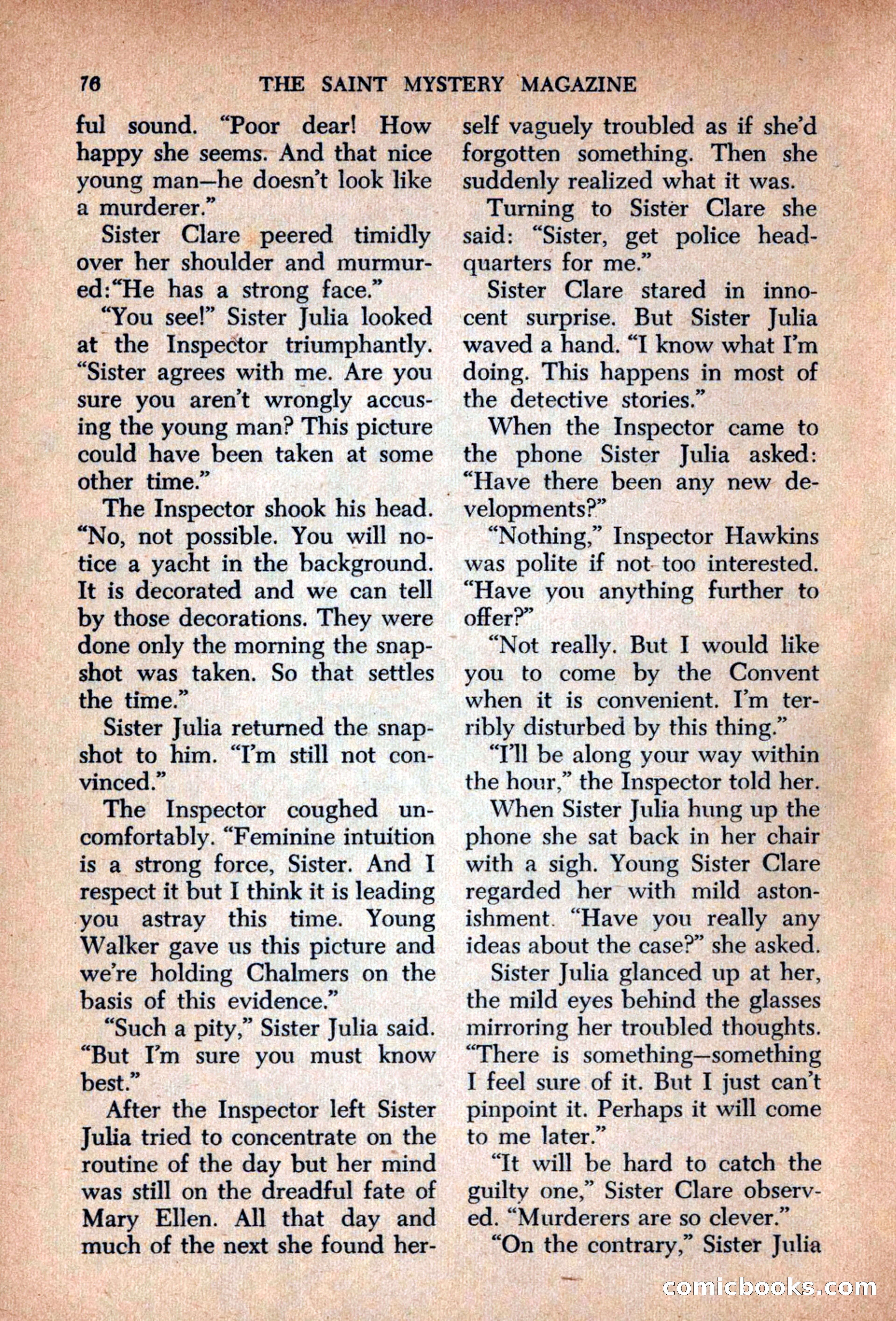 The Saint Mystery Magazine, September 1963 — page 78 of 132