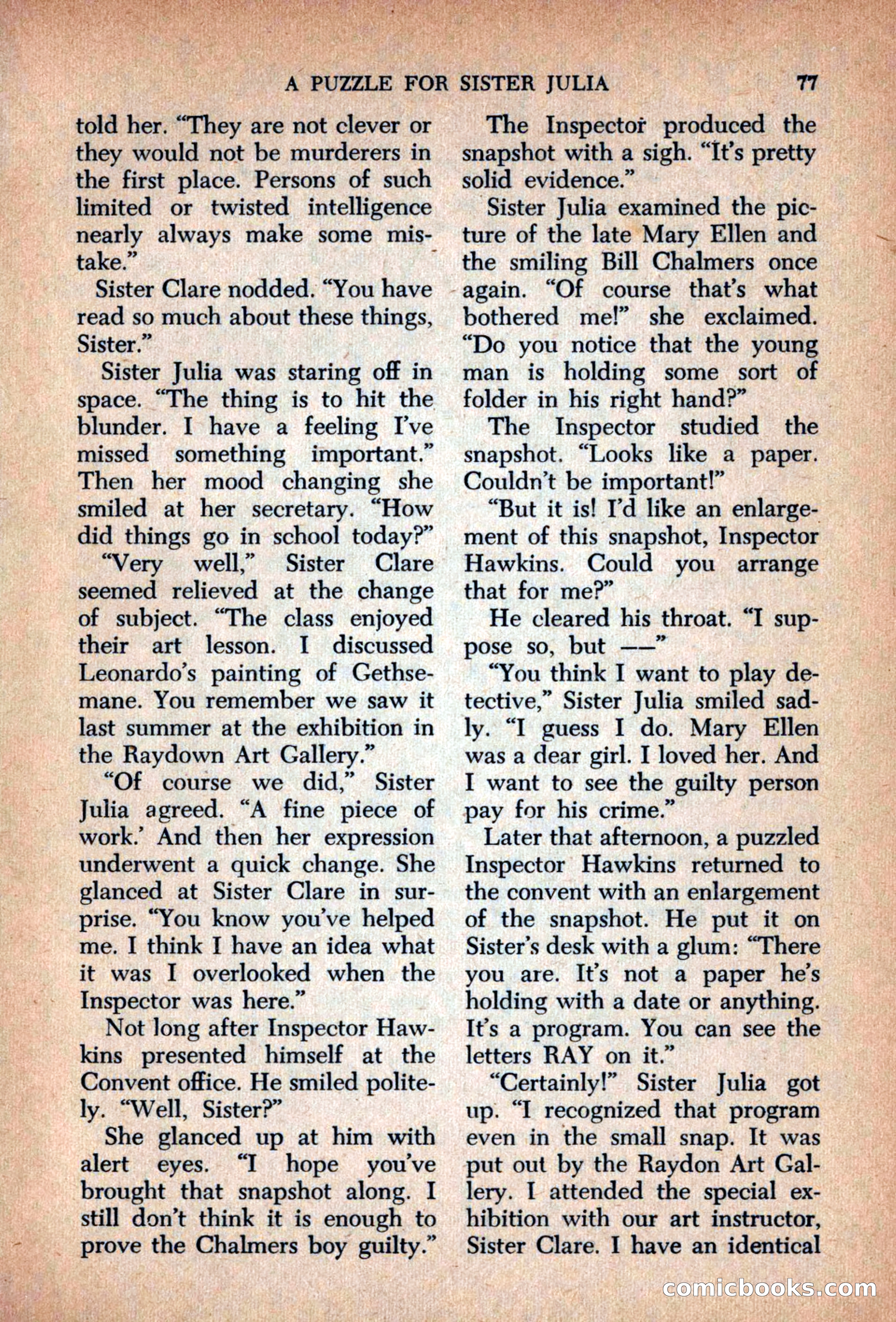 The Saint Mystery Magazine, September 1963 — page 79 of 132