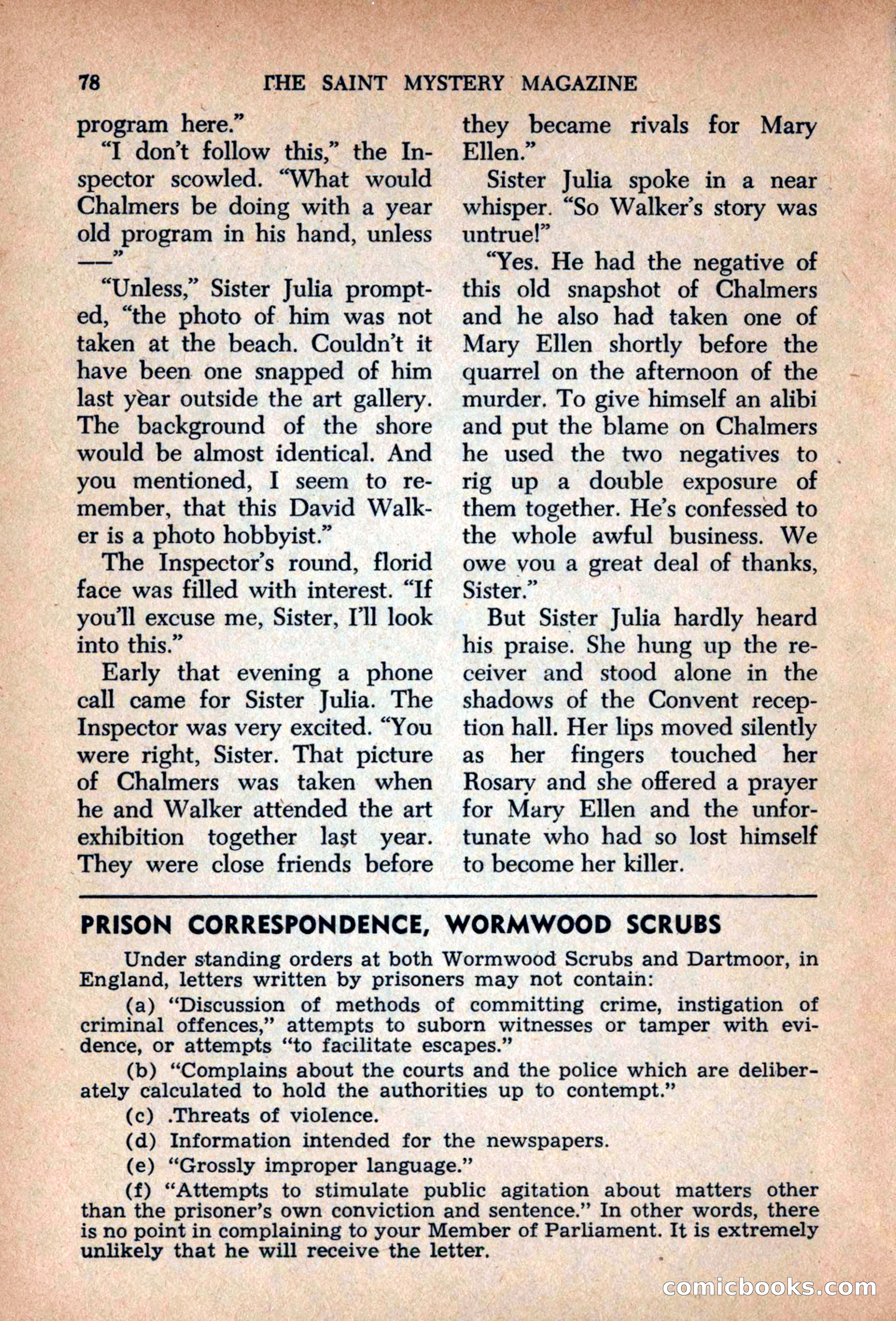 The Saint Mystery Magazine, September 1963 — page 80 of 132