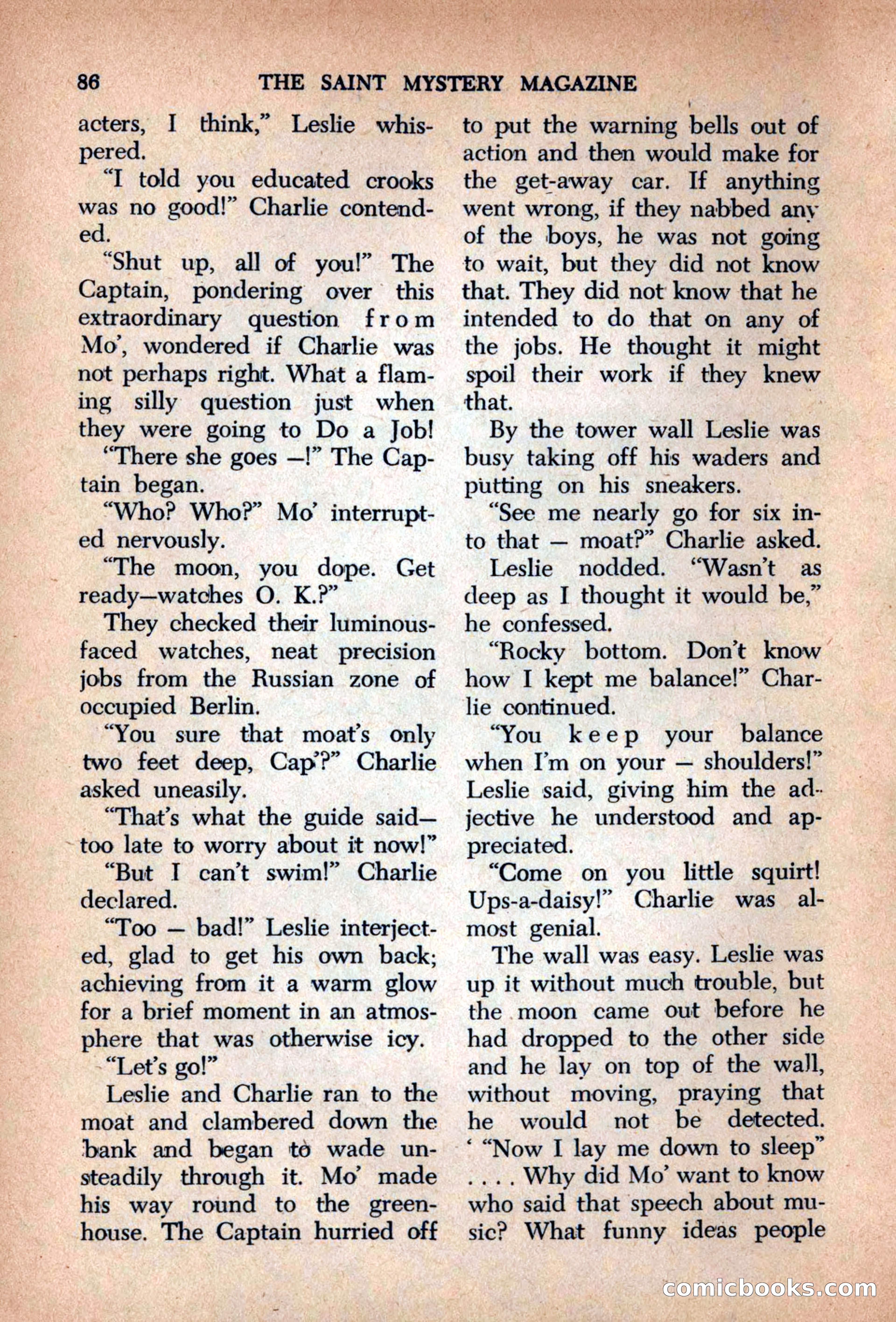 The Saint Mystery Magazine, September 1963 — page 88 of 132