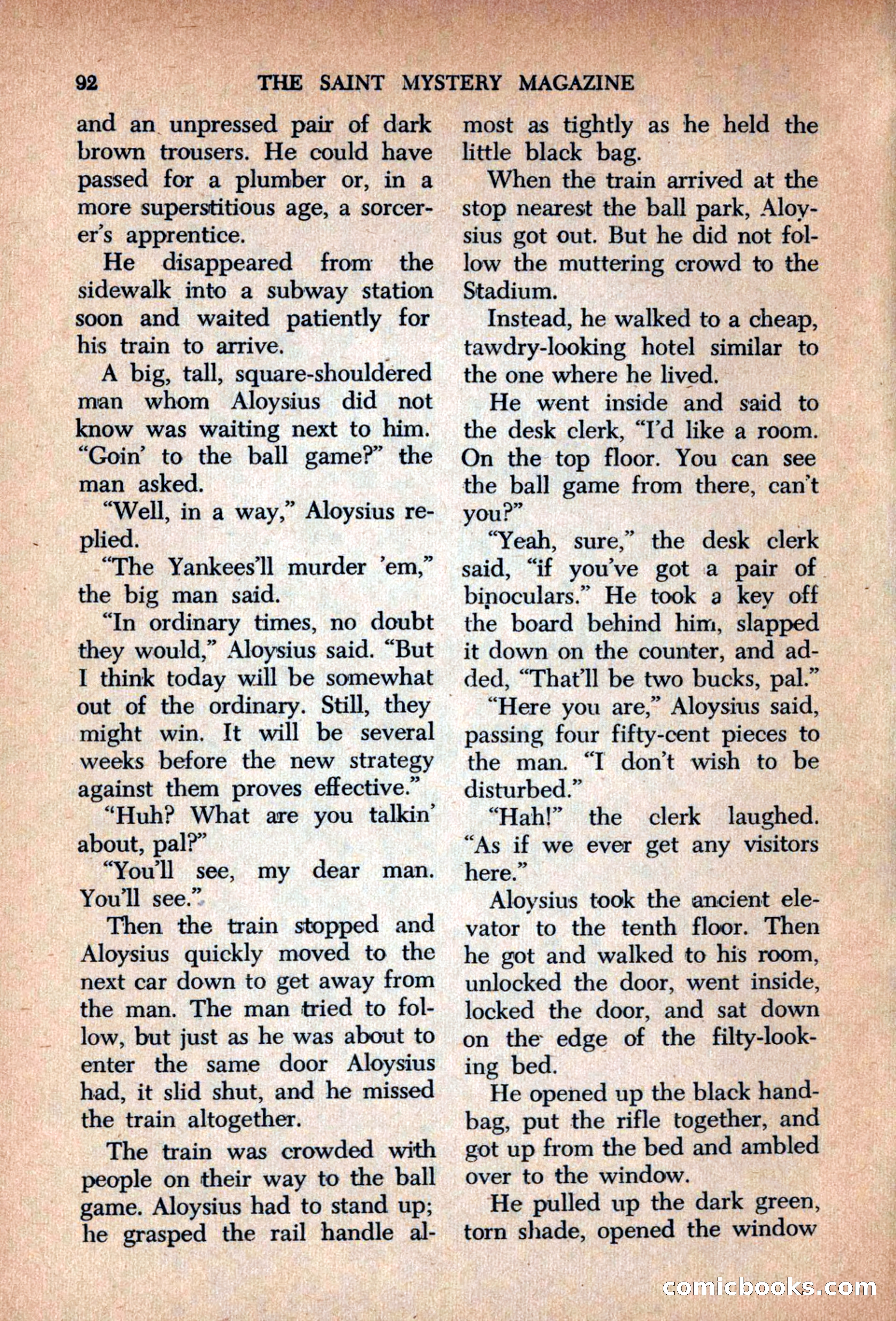 The Saint Mystery Magazine, September 1963 — page 94 of 132