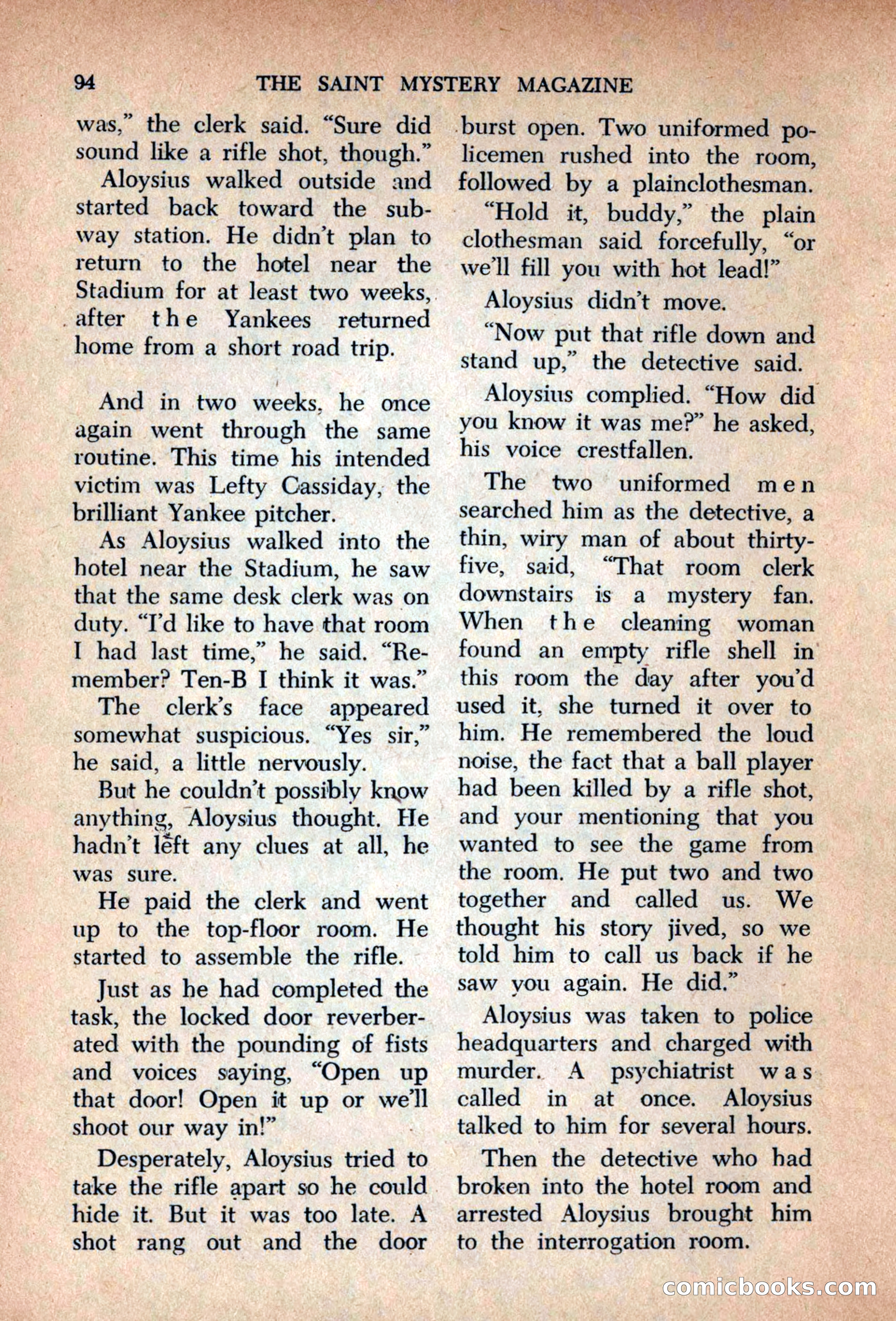 The Saint Mystery Magazine, September 1963 — page 96 of 132
