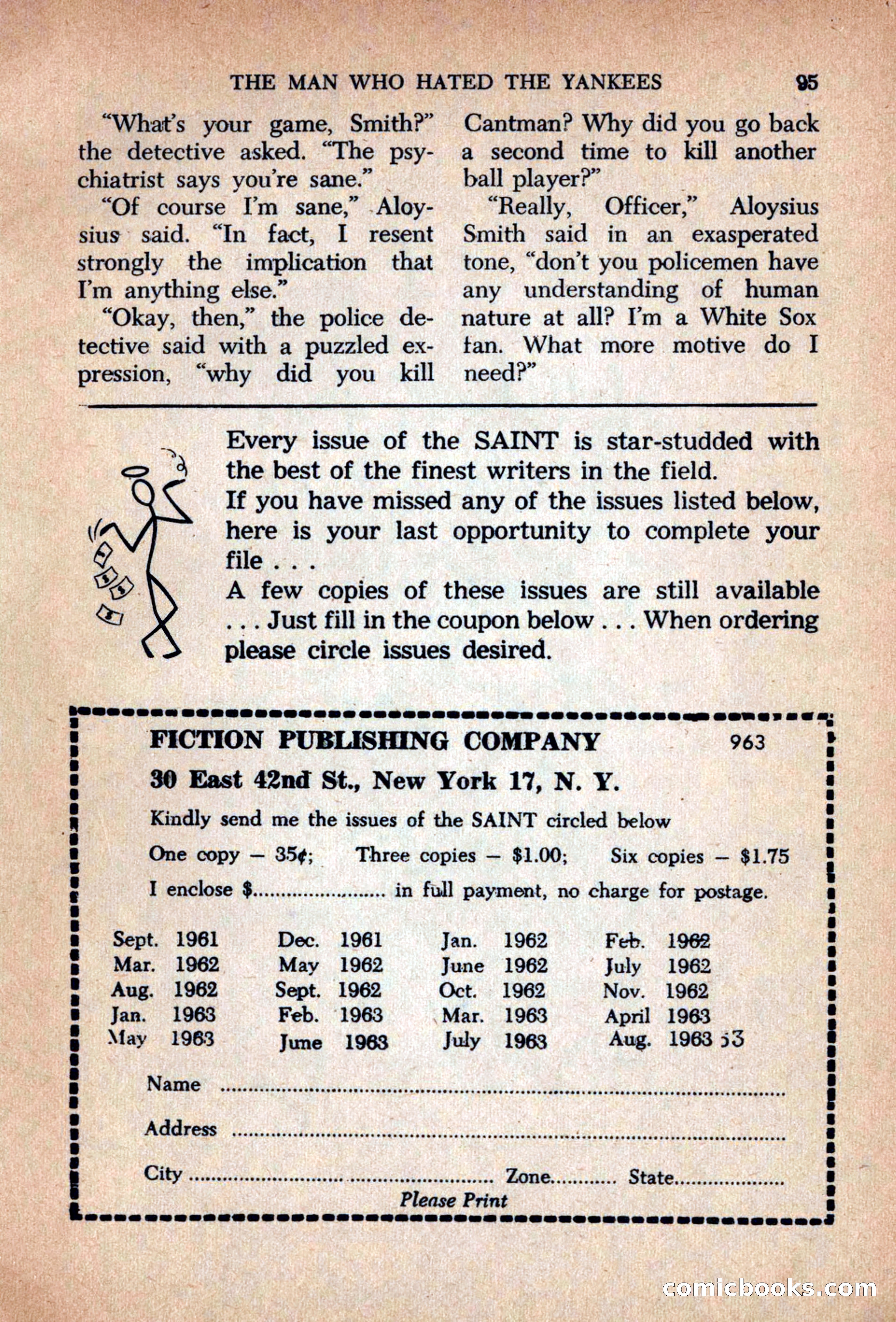 The Saint Mystery Magazine, September 1963 — page 97 of 132