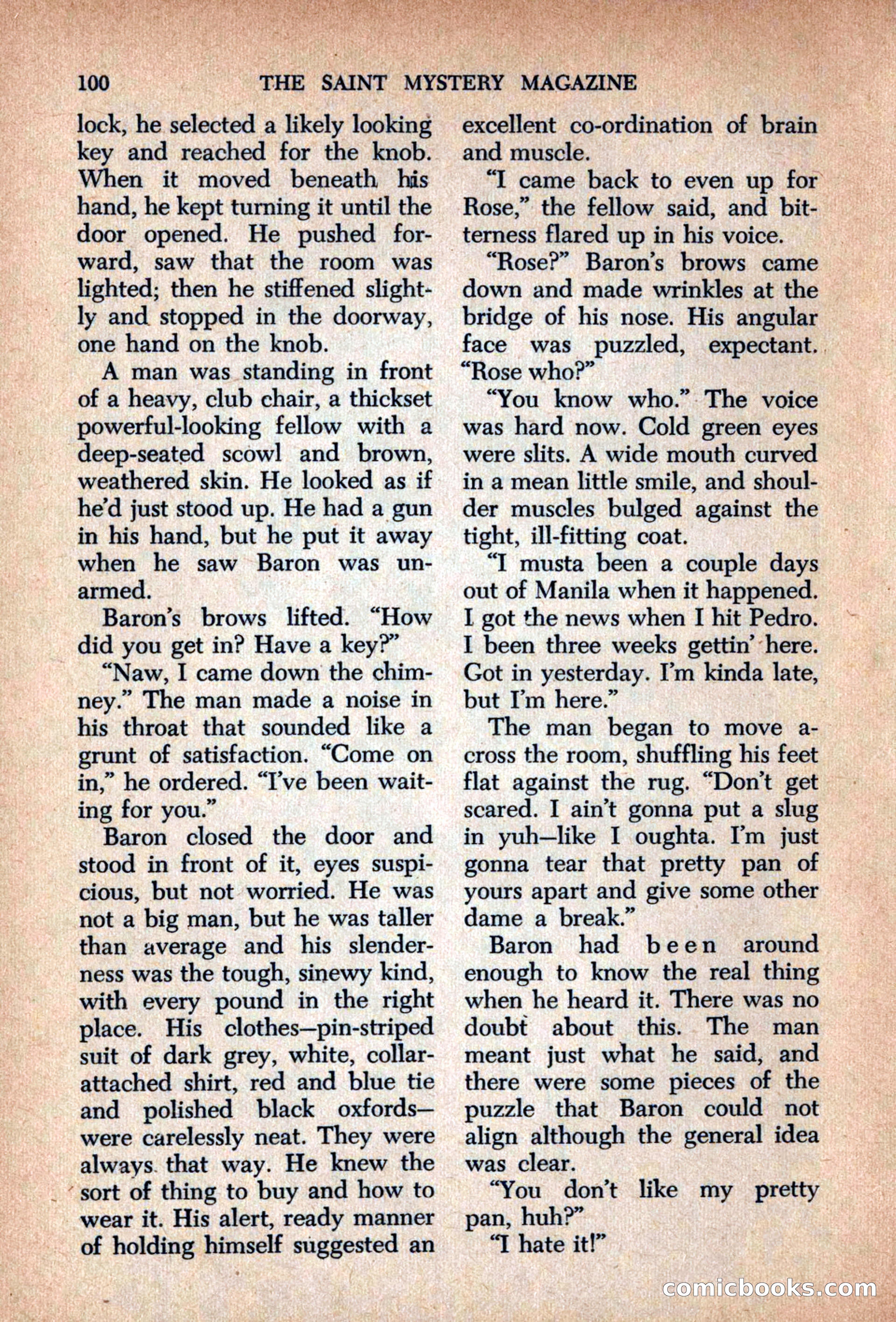 The Saint Mystery Magazine, September 1963 — page 102 of 132