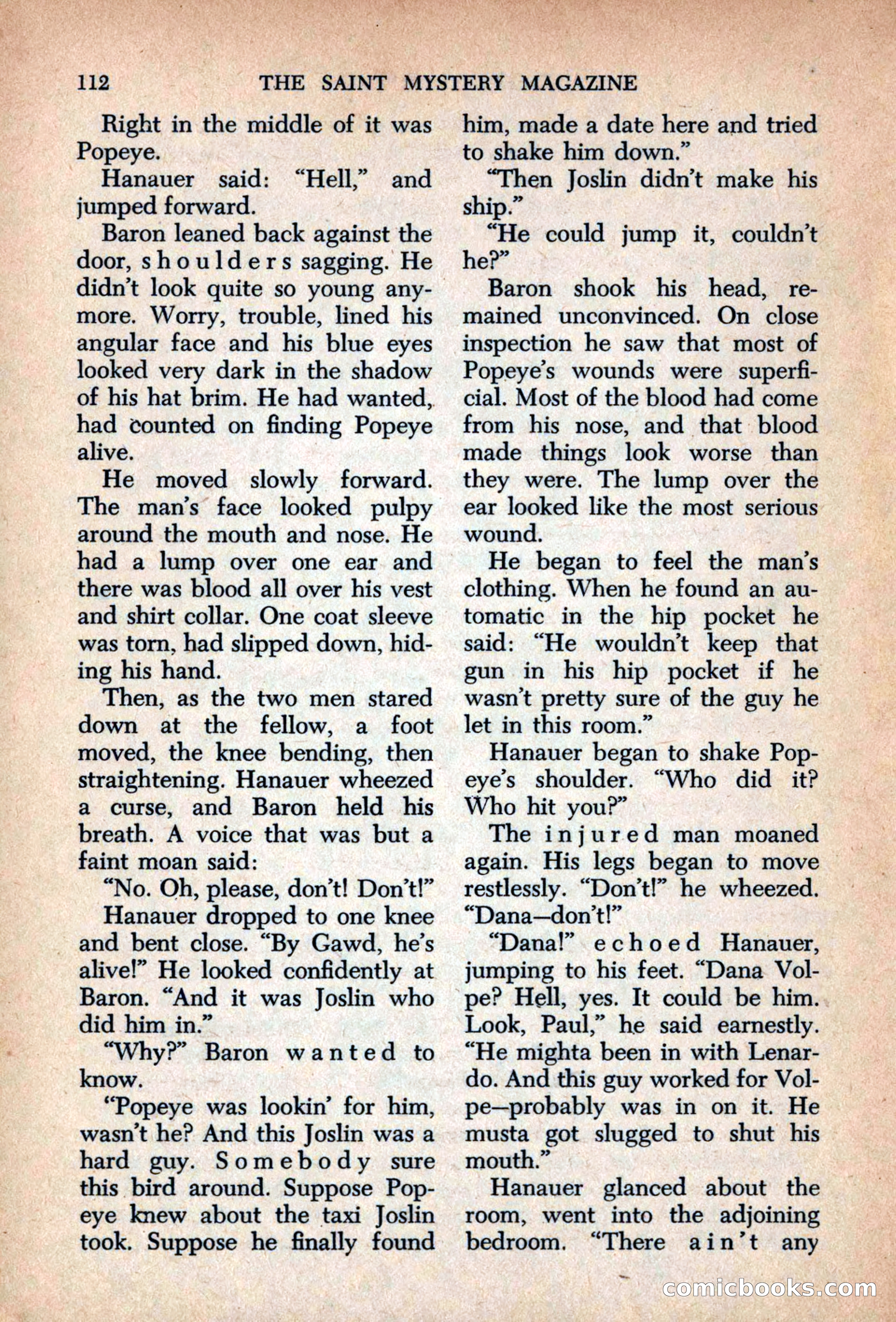 The Saint Mystery Magazine, September 1963 — page 114 of 132
