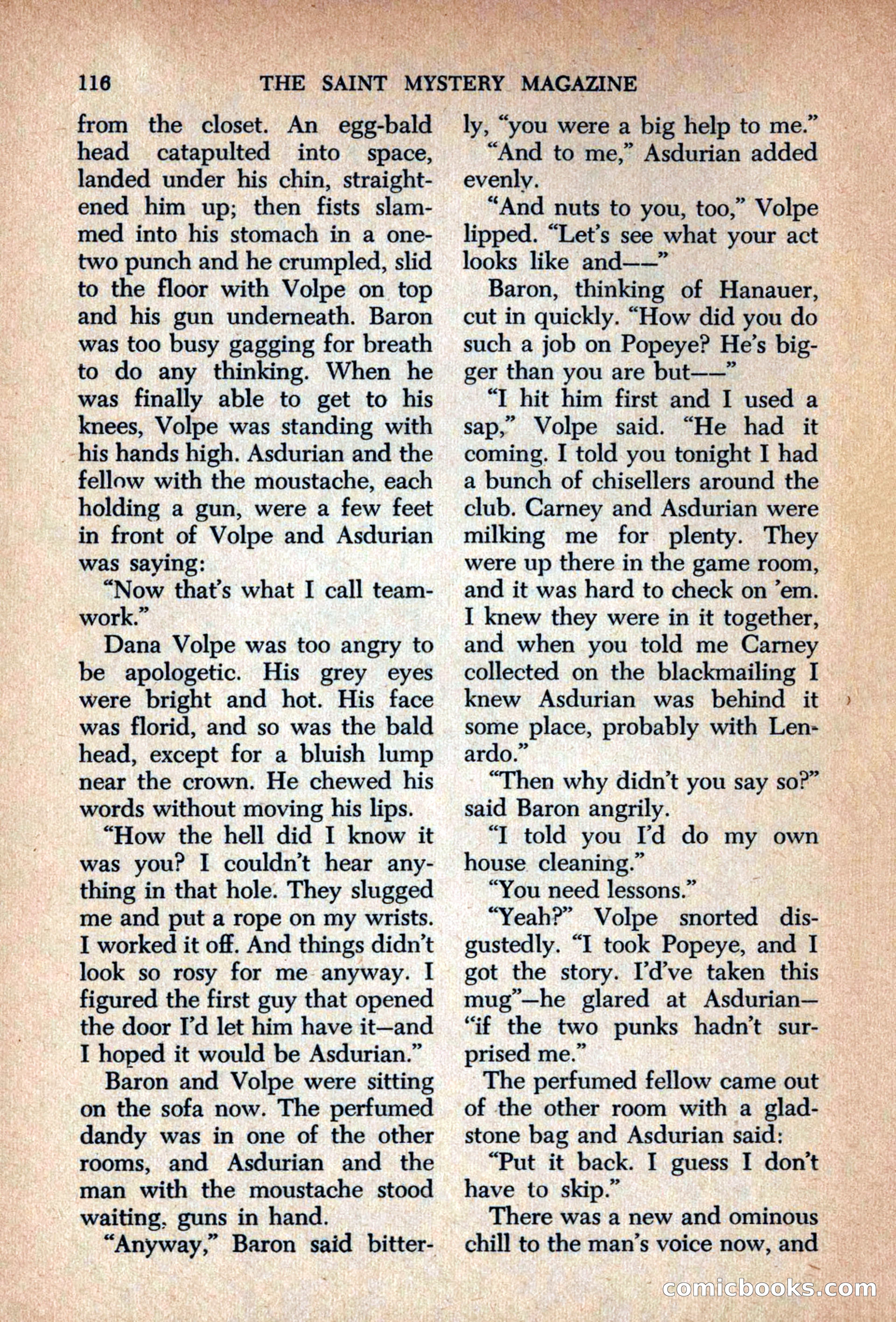 The Saint Mystery Magazine, September 1963 — page 118 of 132