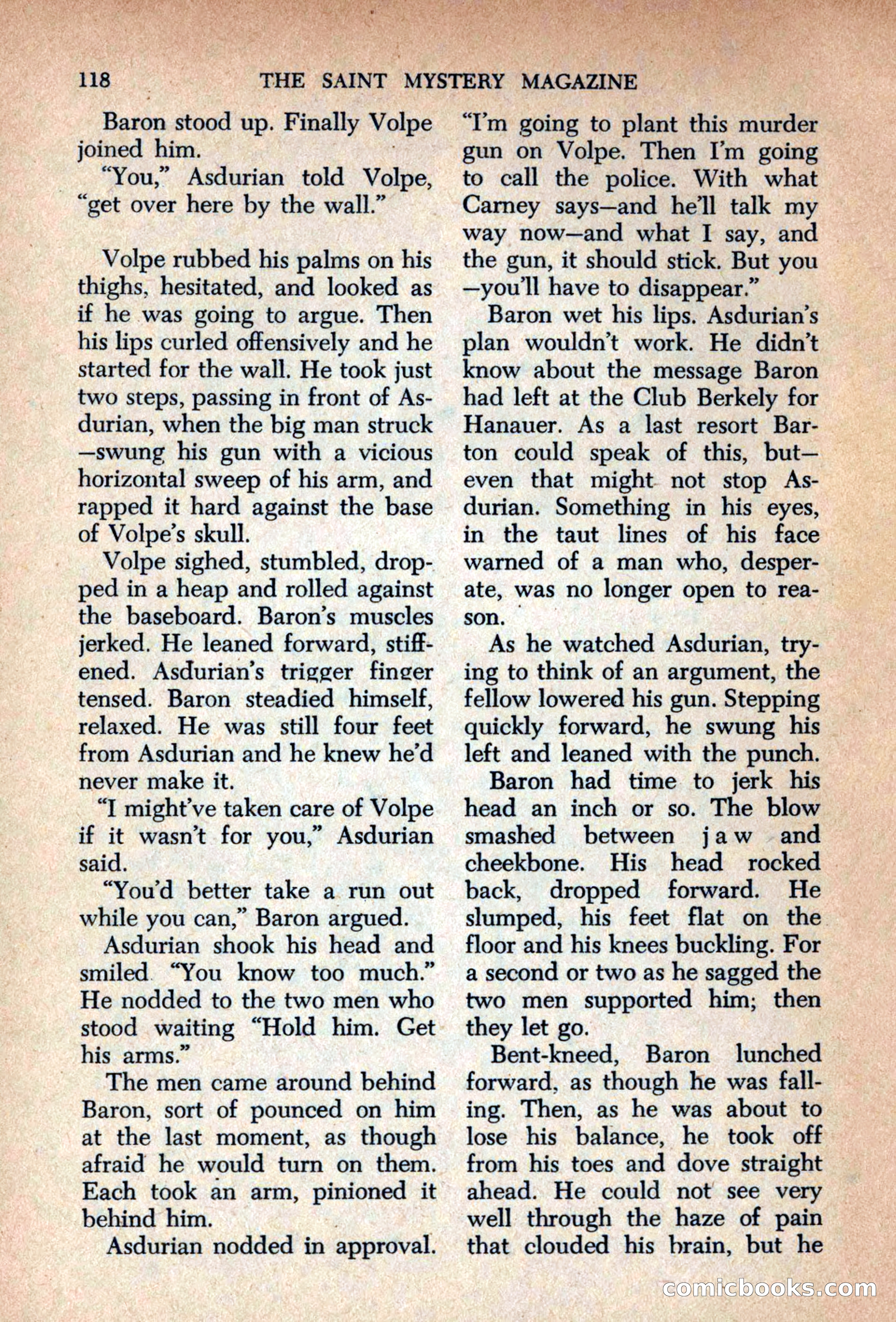 The Saint Mystery Magazine, September 1963 — page 120 of 132