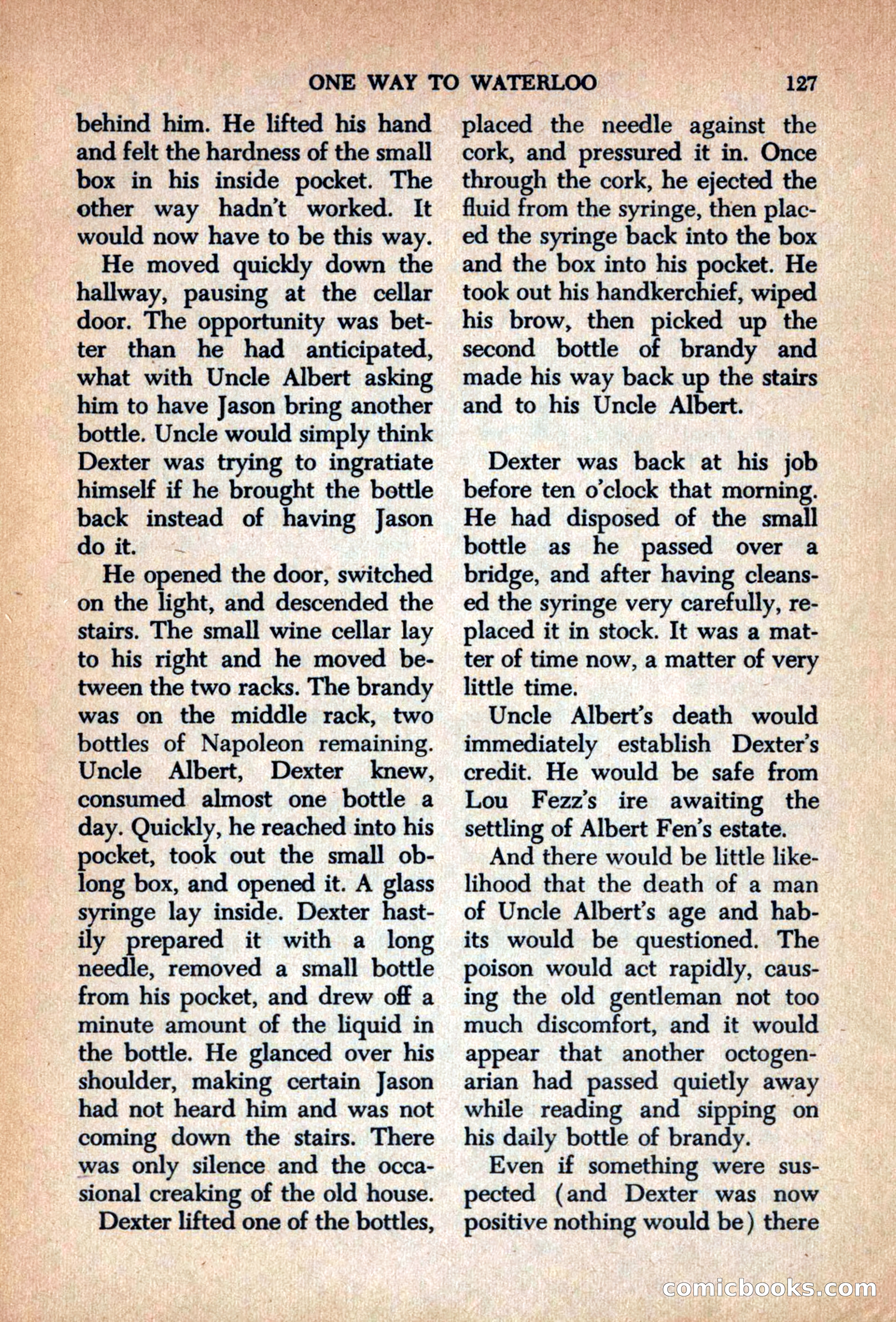 The Saint Mystery Magazine, September 1963 — page 129 of 132