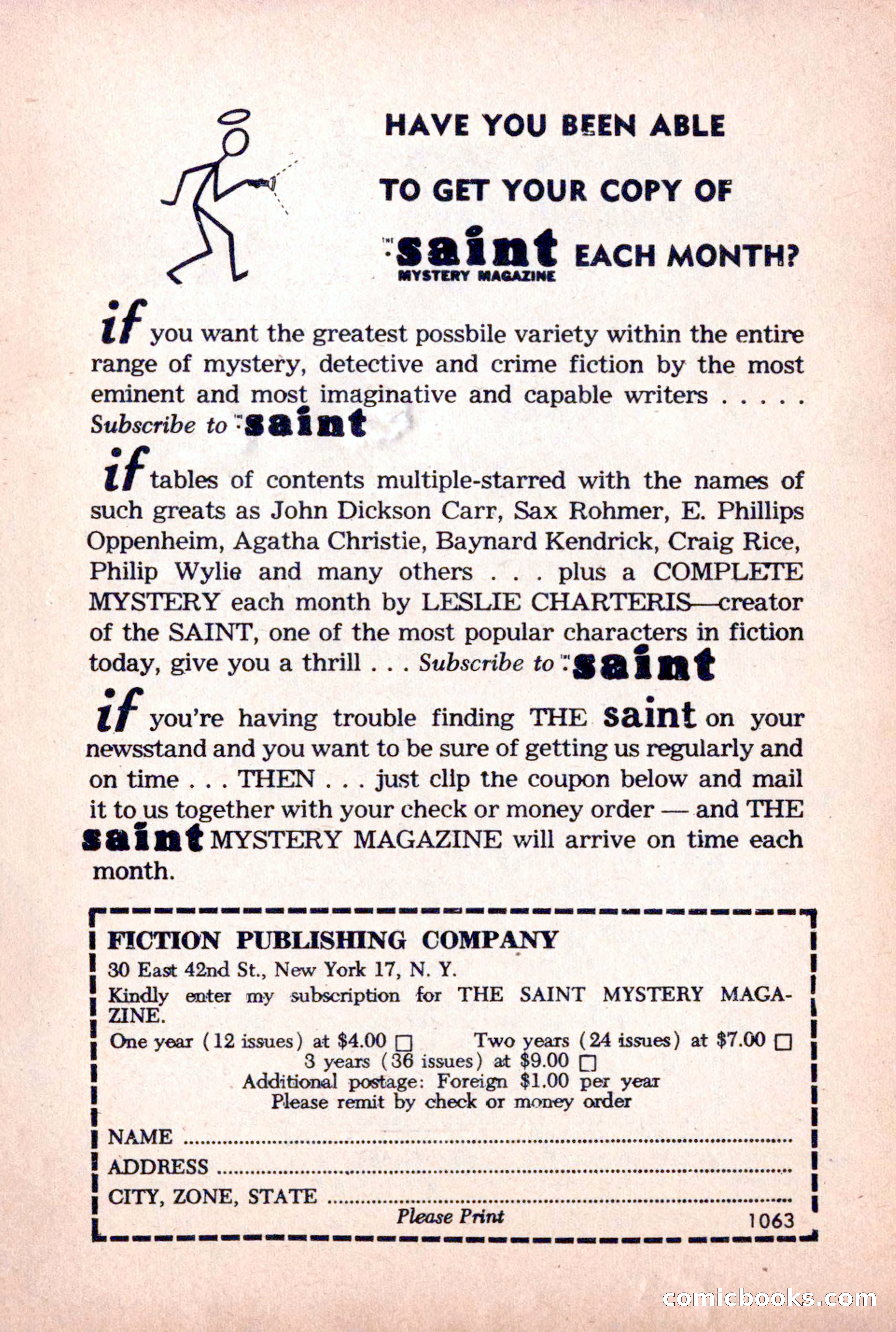 The Saint Mystery Magazine, October 1963 — page 4 of 132