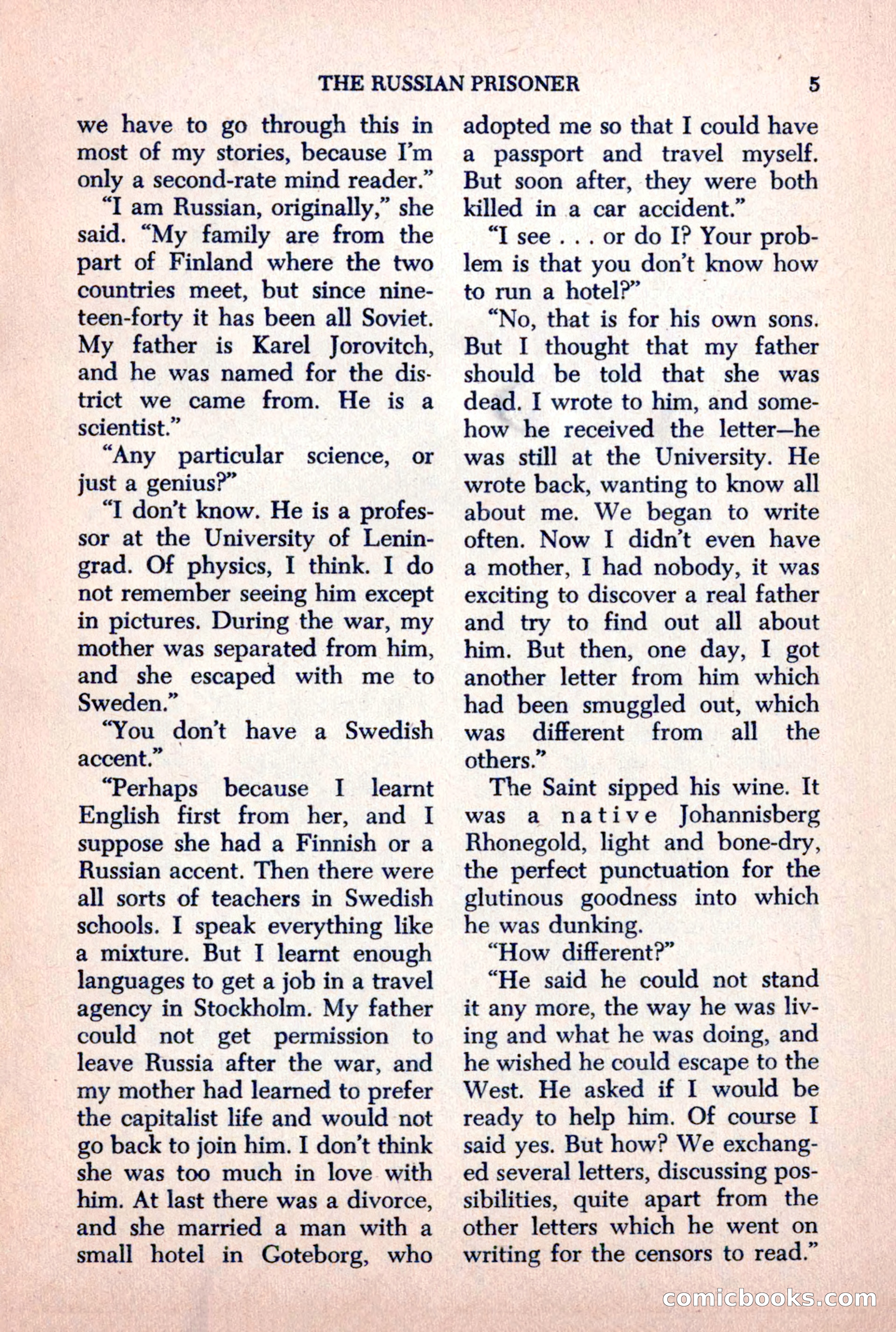 The Saint Mystery Magazine, October 1963 — page 7 of 132