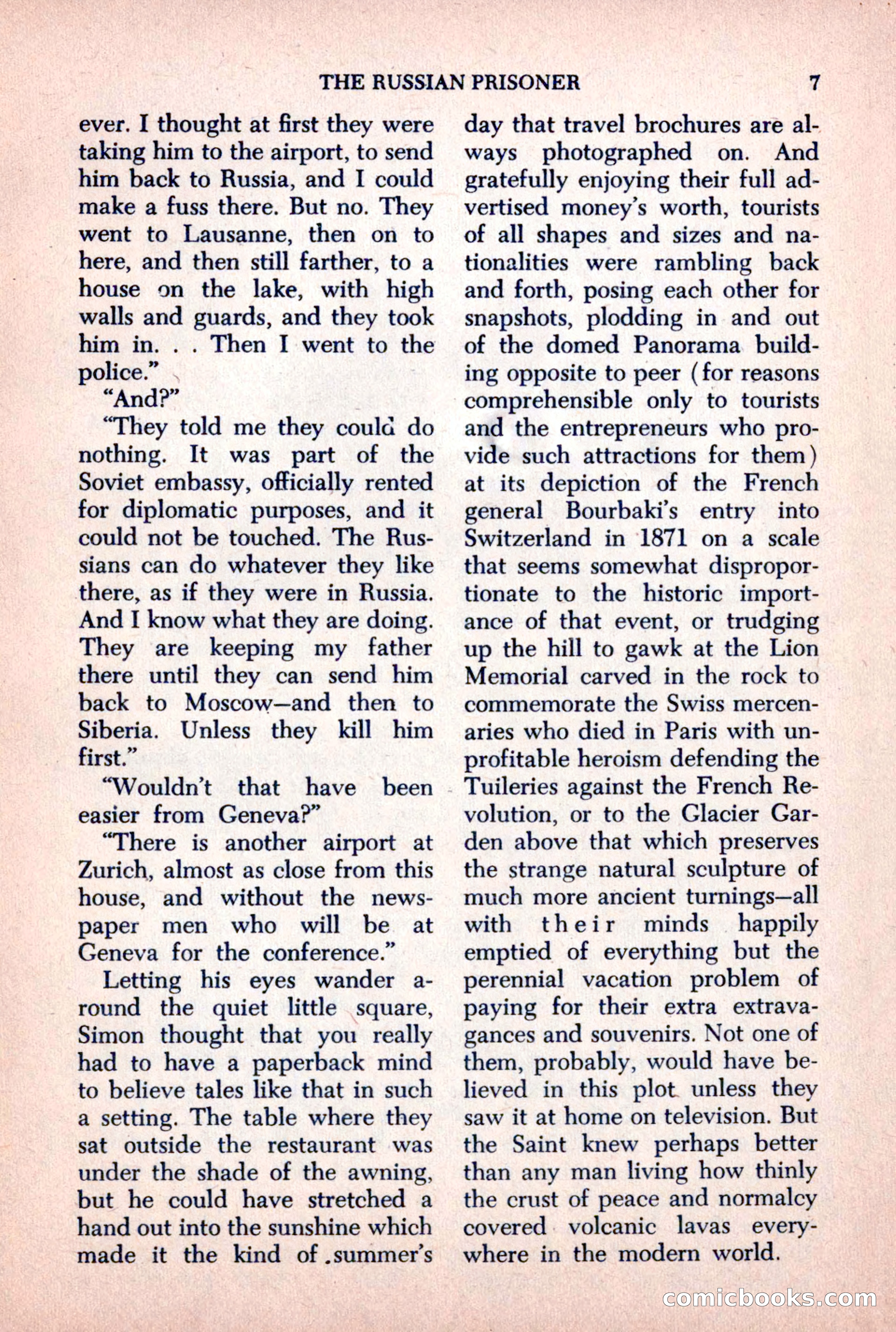 The Saint Mystery Magazine, October 1963 — page 9 of 132