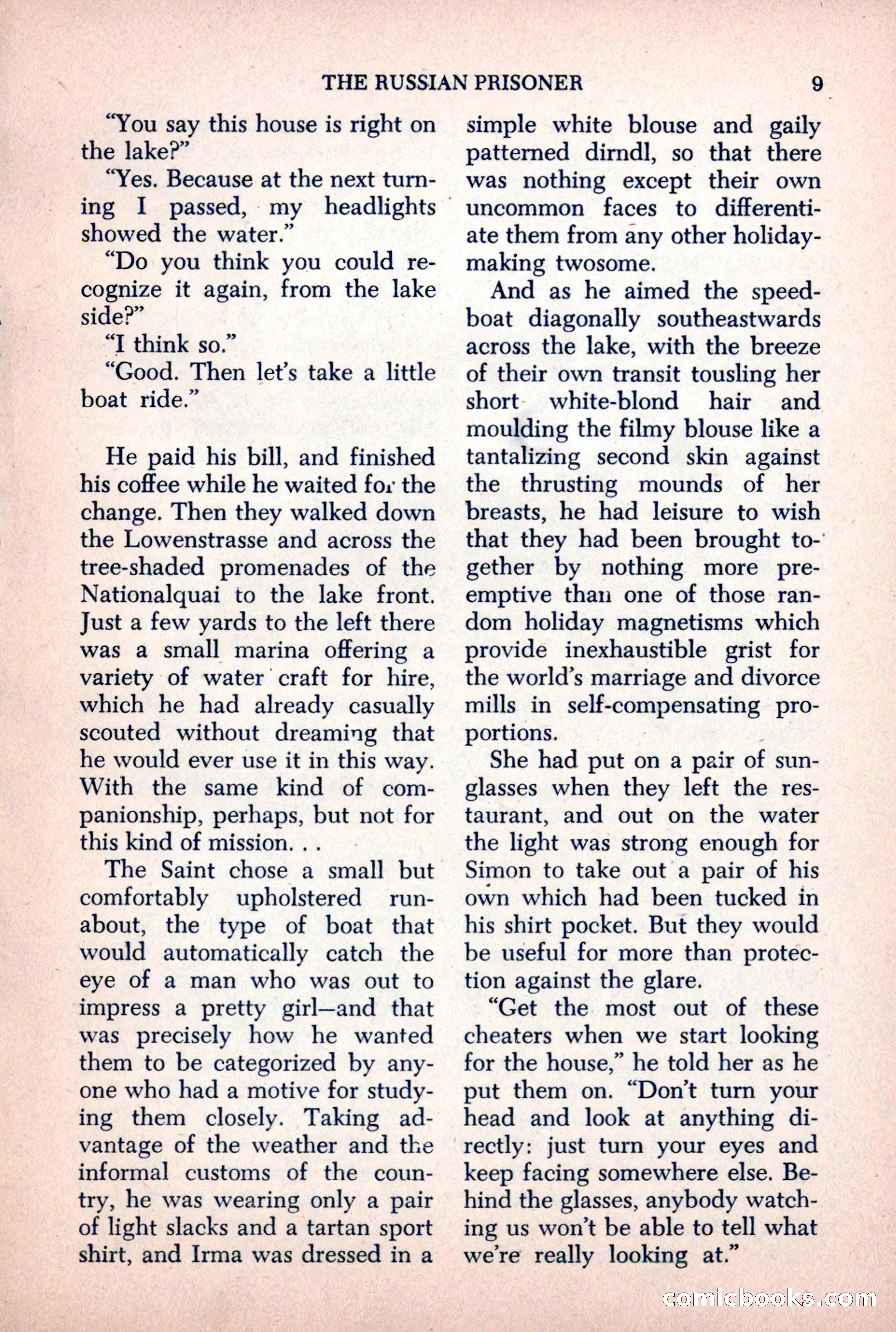The Saint Mystery Magazine, October 1963 — page 11 of 132