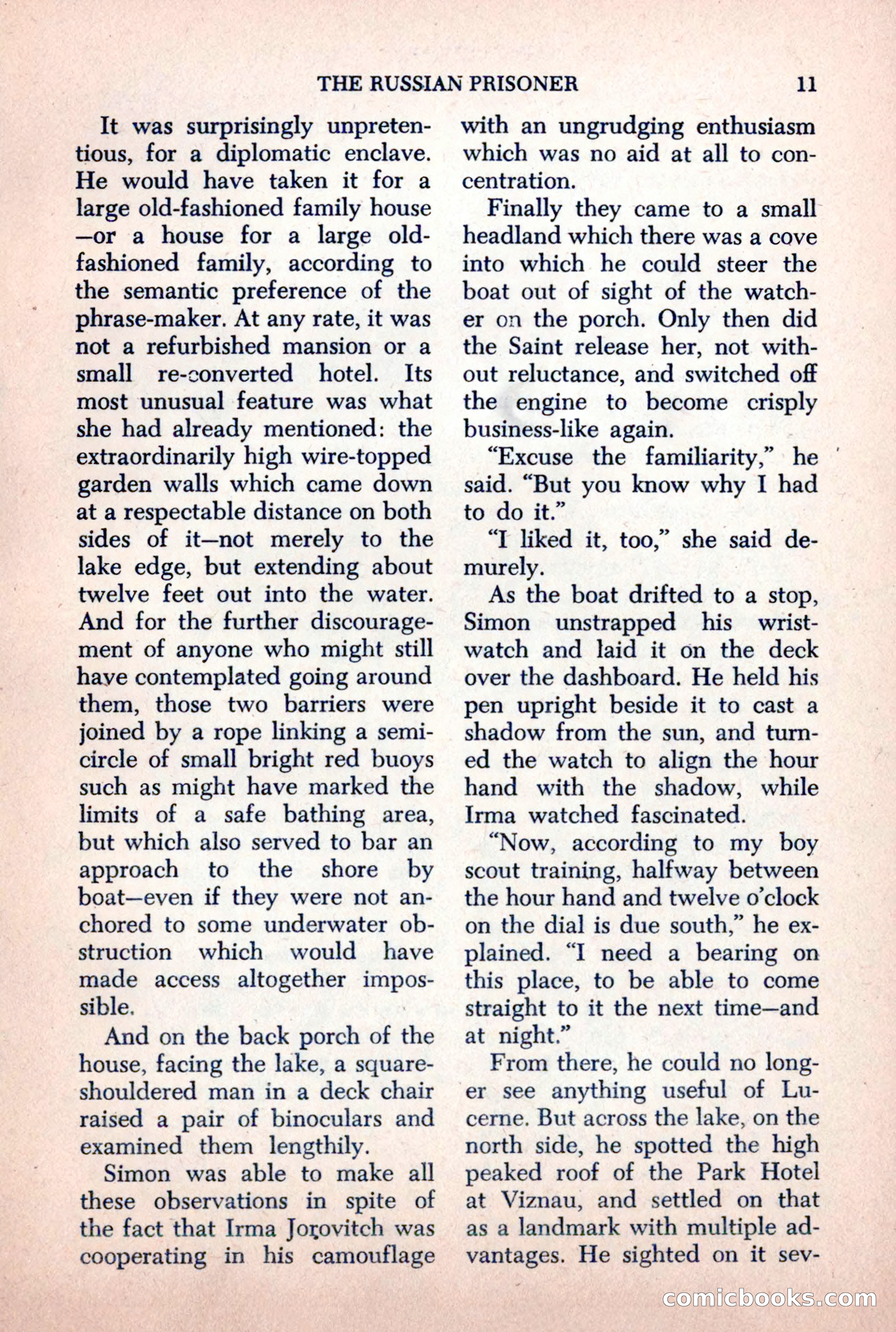 The Saint Mystery Magazine, October 1963 — page 13 of 132