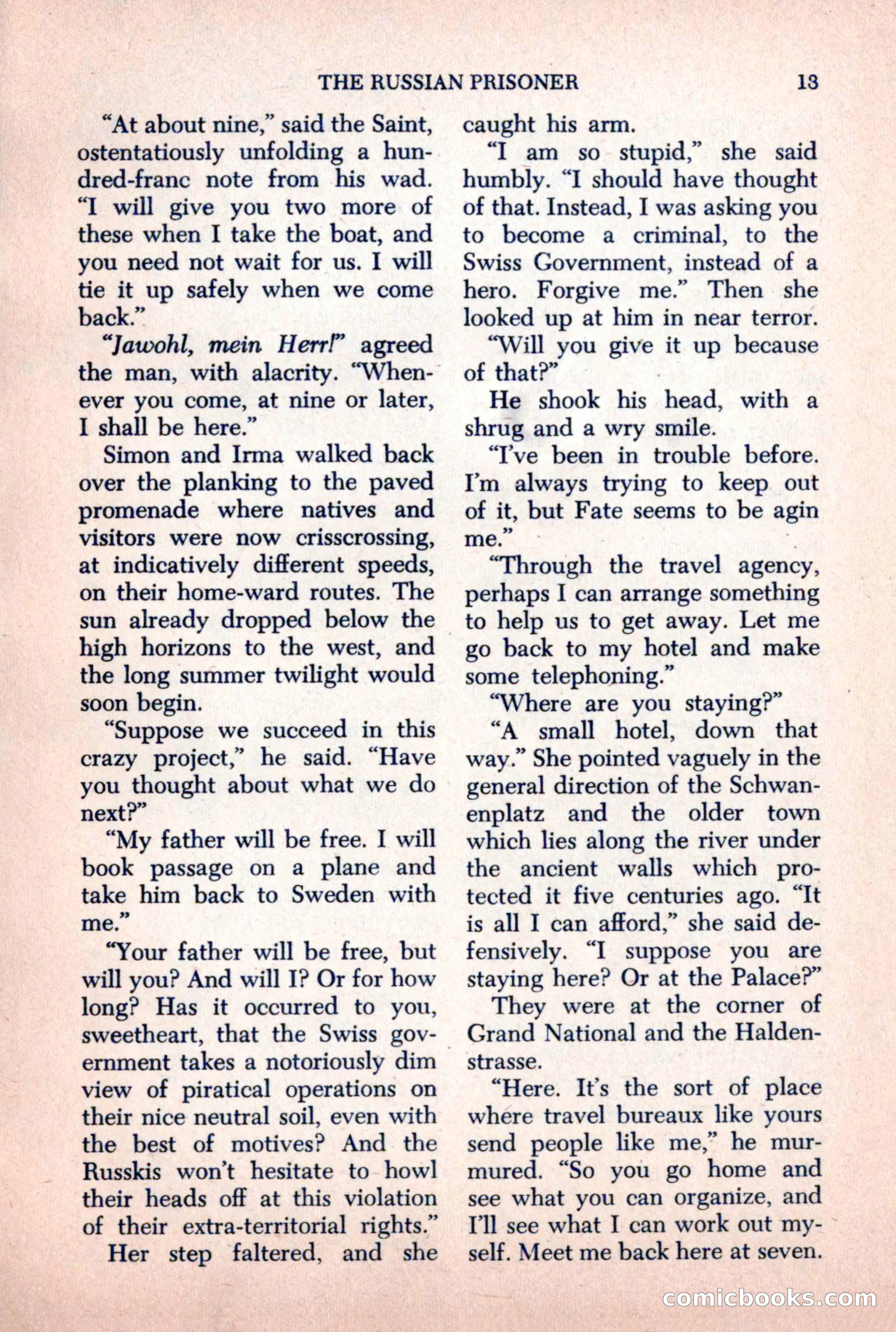 The Saint Mystery Magazine, October 1963 — page 15 of 132
