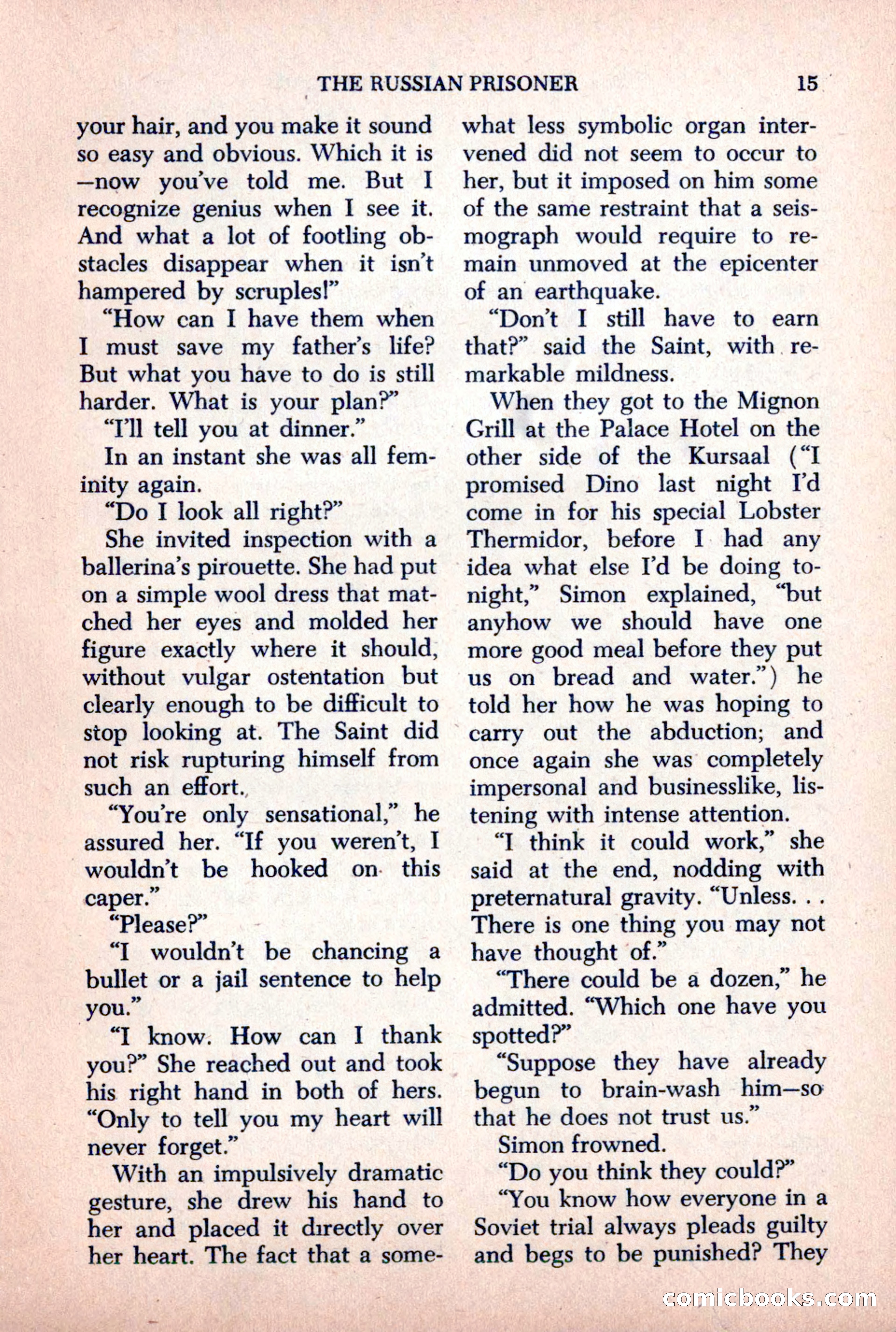 The Saint Mystery Magazine, October 1963 — page 17 of 132