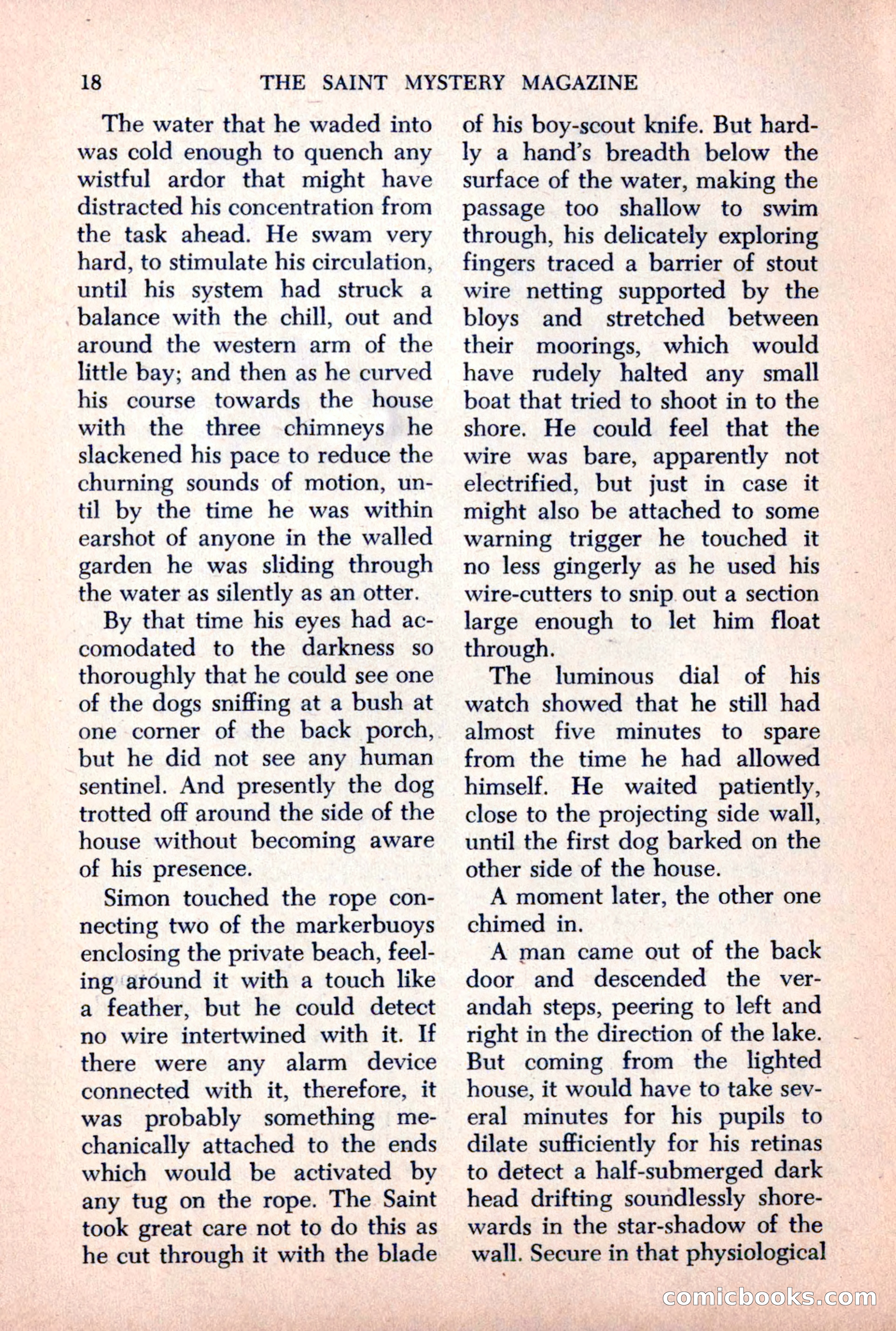 The Saint Mystery Magazine, October 1963 — page 20 of 132