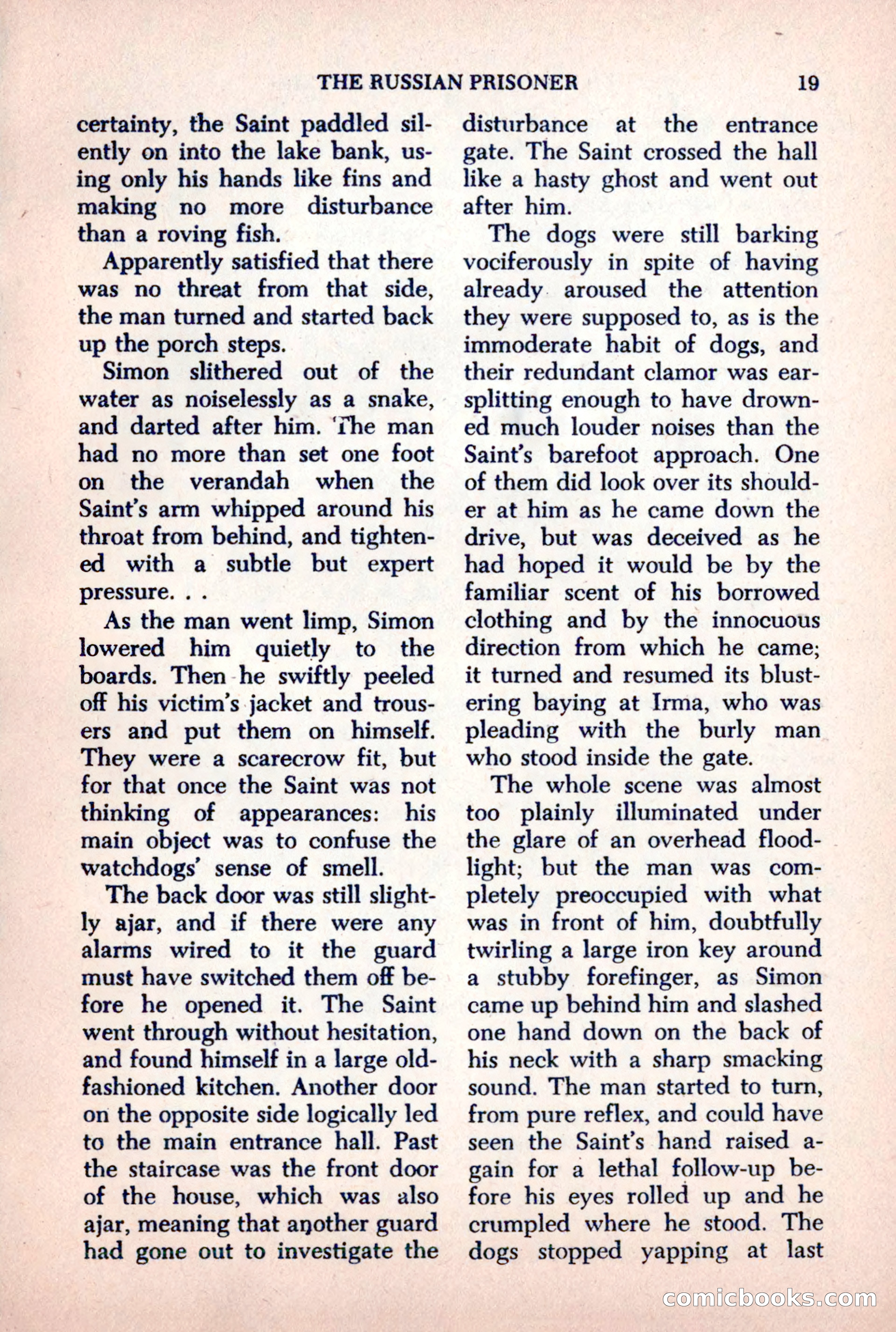 The Saint Mystery Magazine, October 1963 — page 21 of 132
