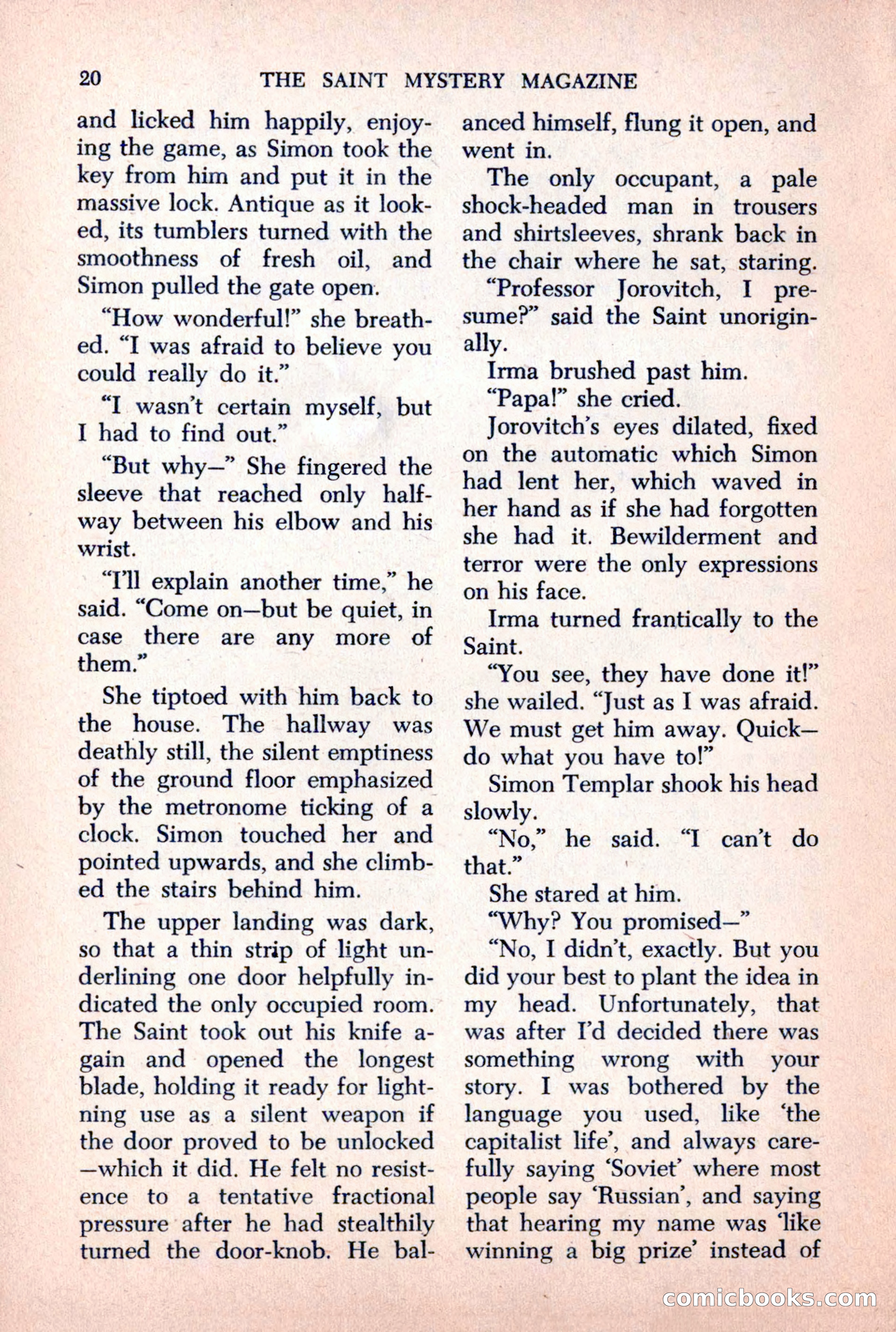 The Saint Mystery Magazine, October 1963 — page 22 of 132