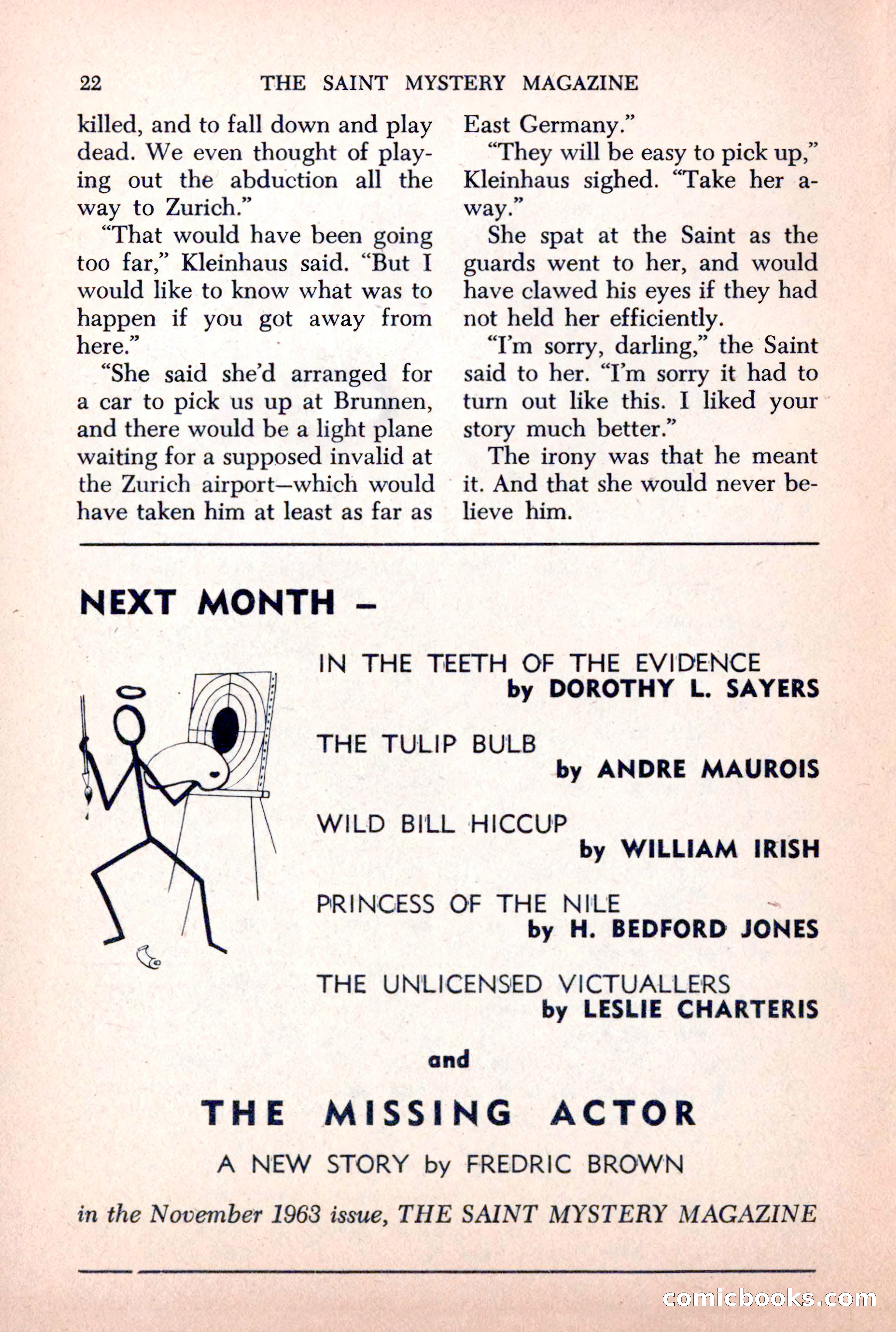 The Saint Mystery Magazine, October 1963 — page 24 of 132