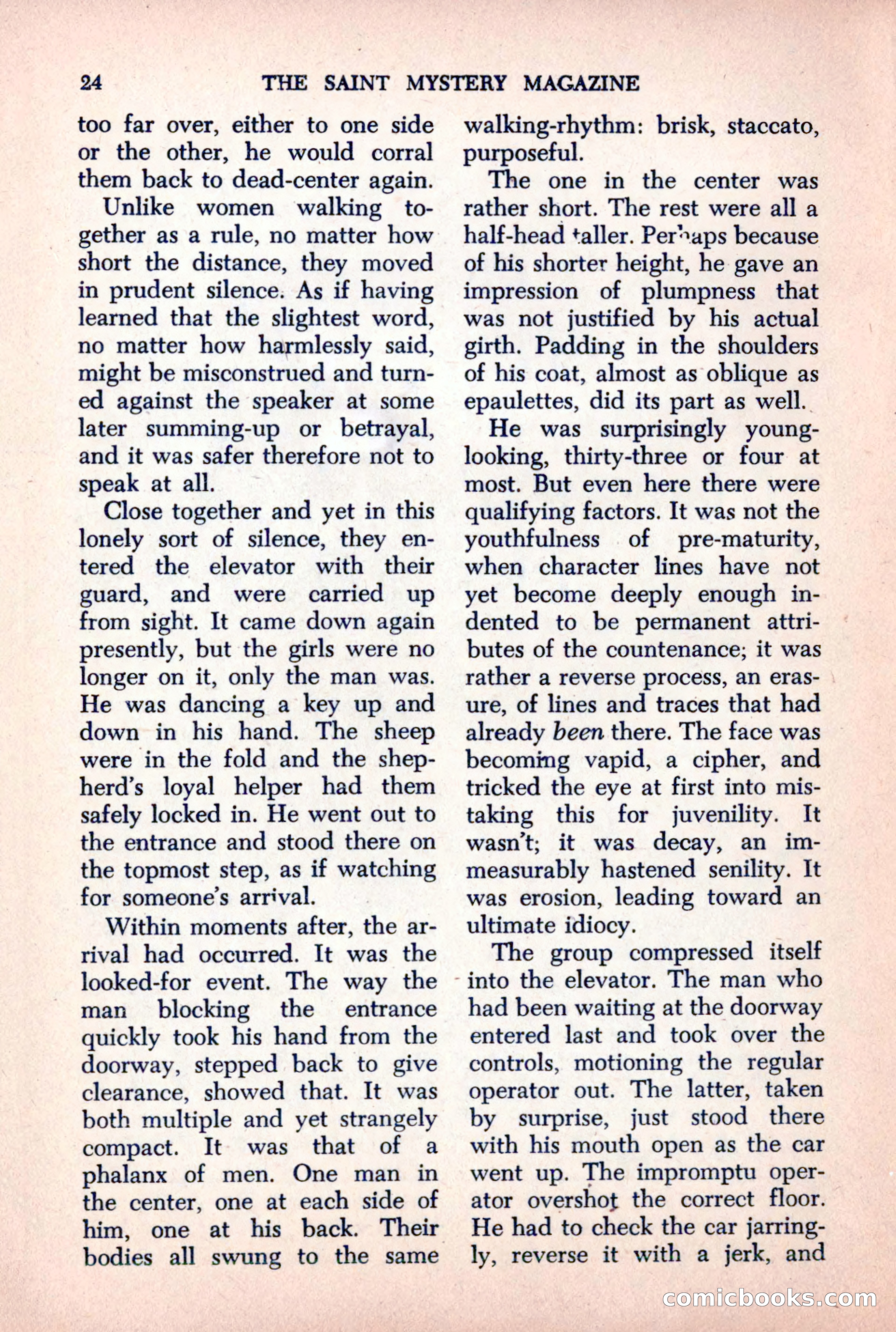 The Saint Mystery Magazine, October 1963 — page 26 of 132