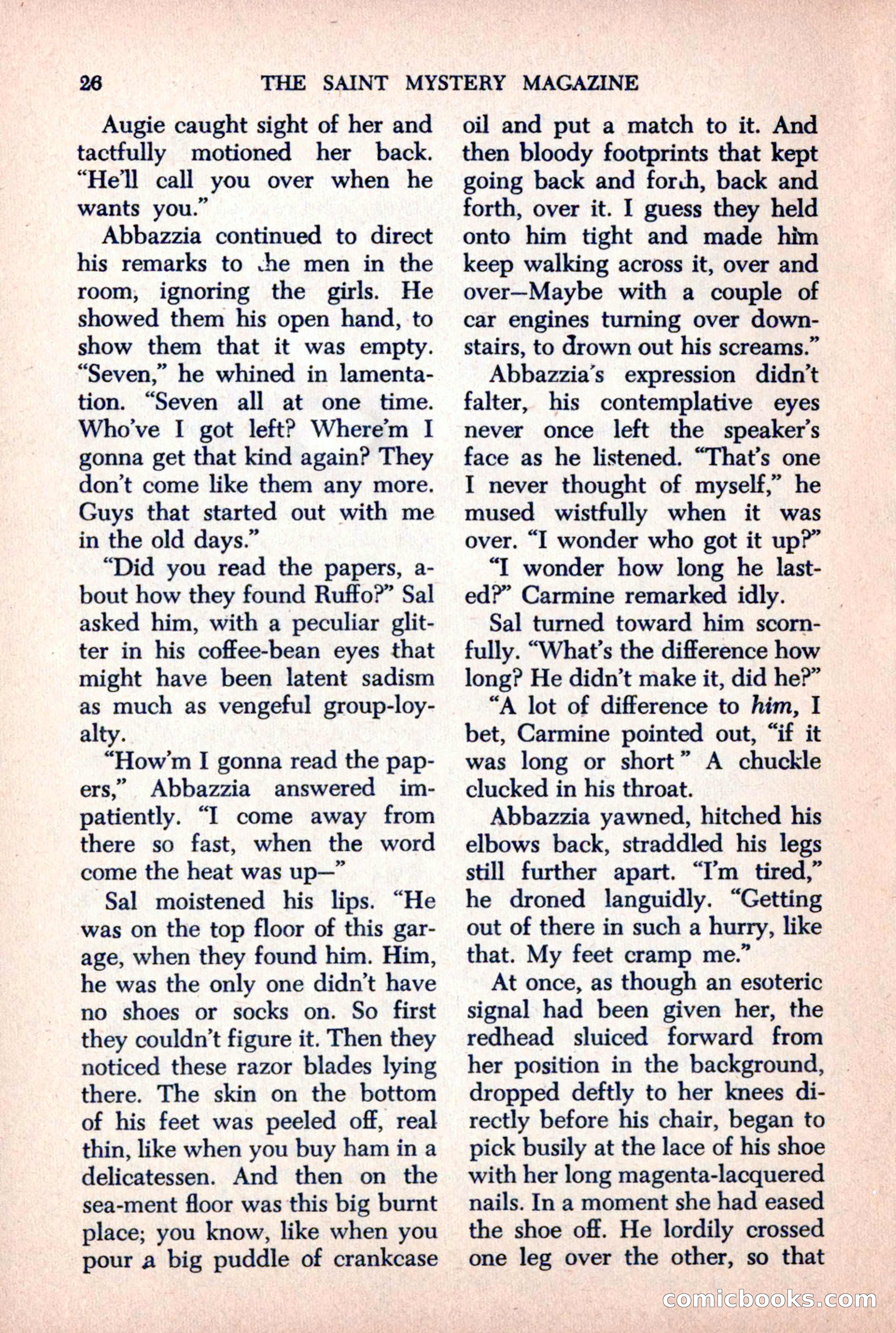 The Saint Mystery Magazine, October 1963 — page 28 of 132