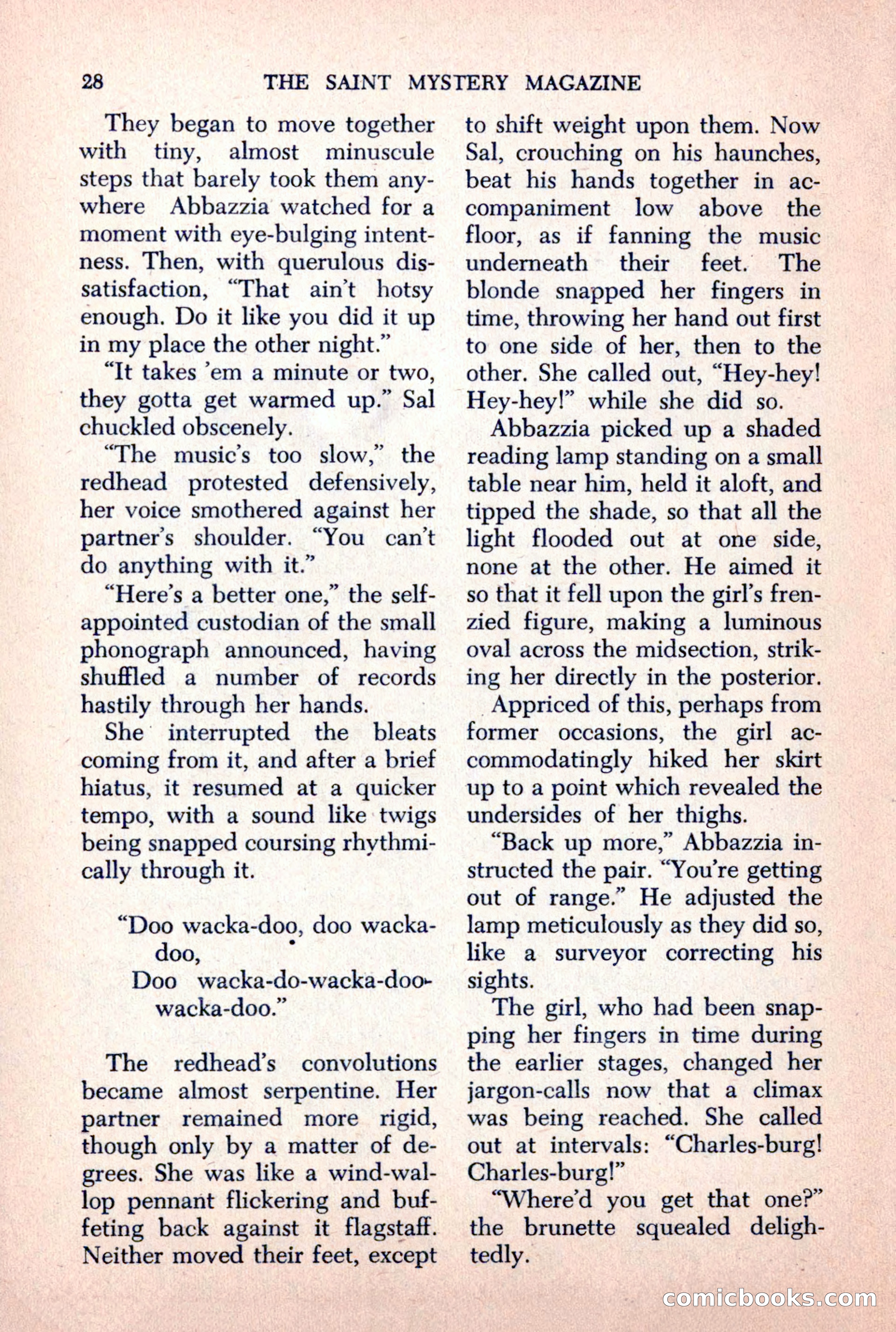 The Saint Mystery Magazine, October 1963 — page 30 of 132