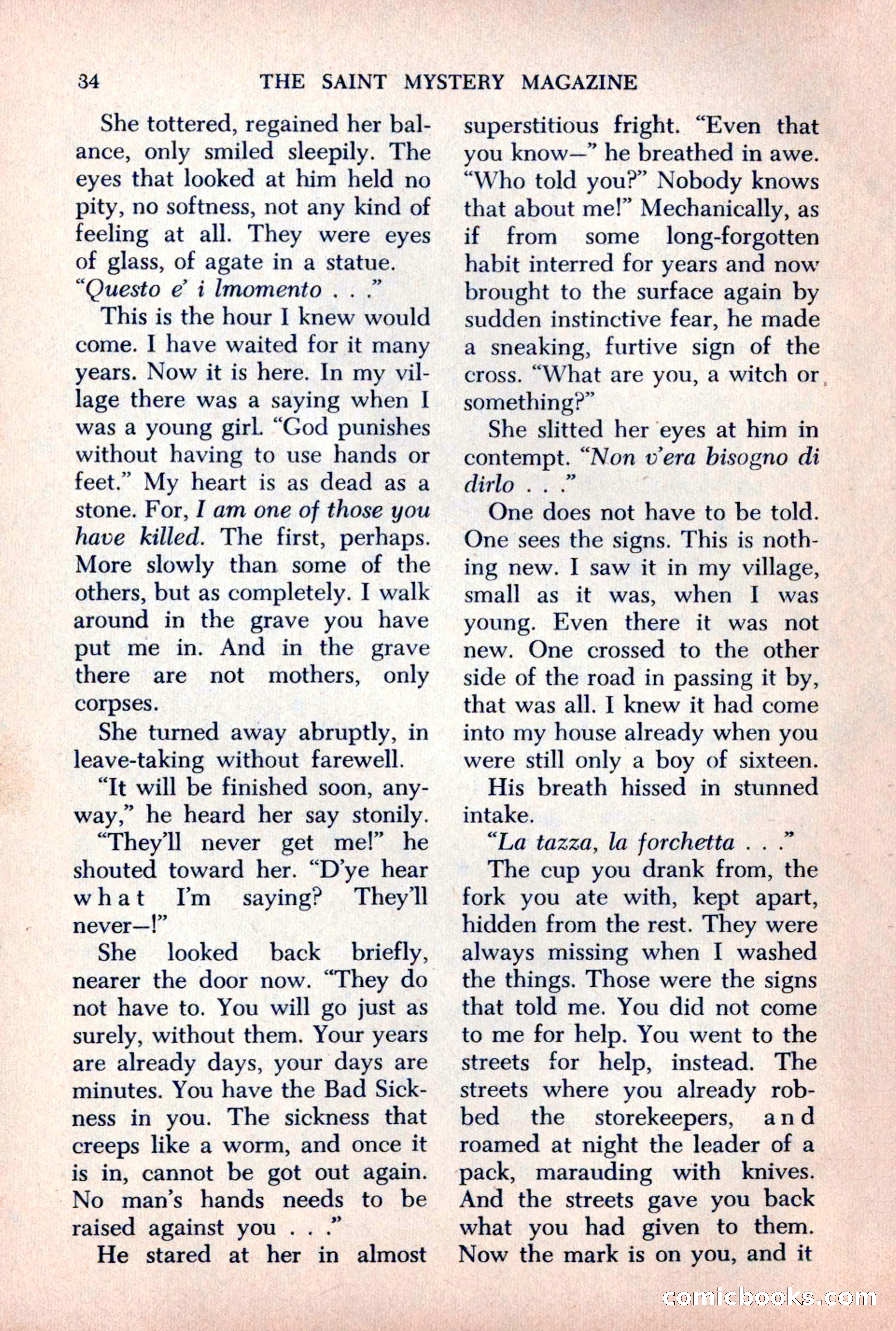 The Saint Mystery Magazine, October 1963 — page 36 of 132