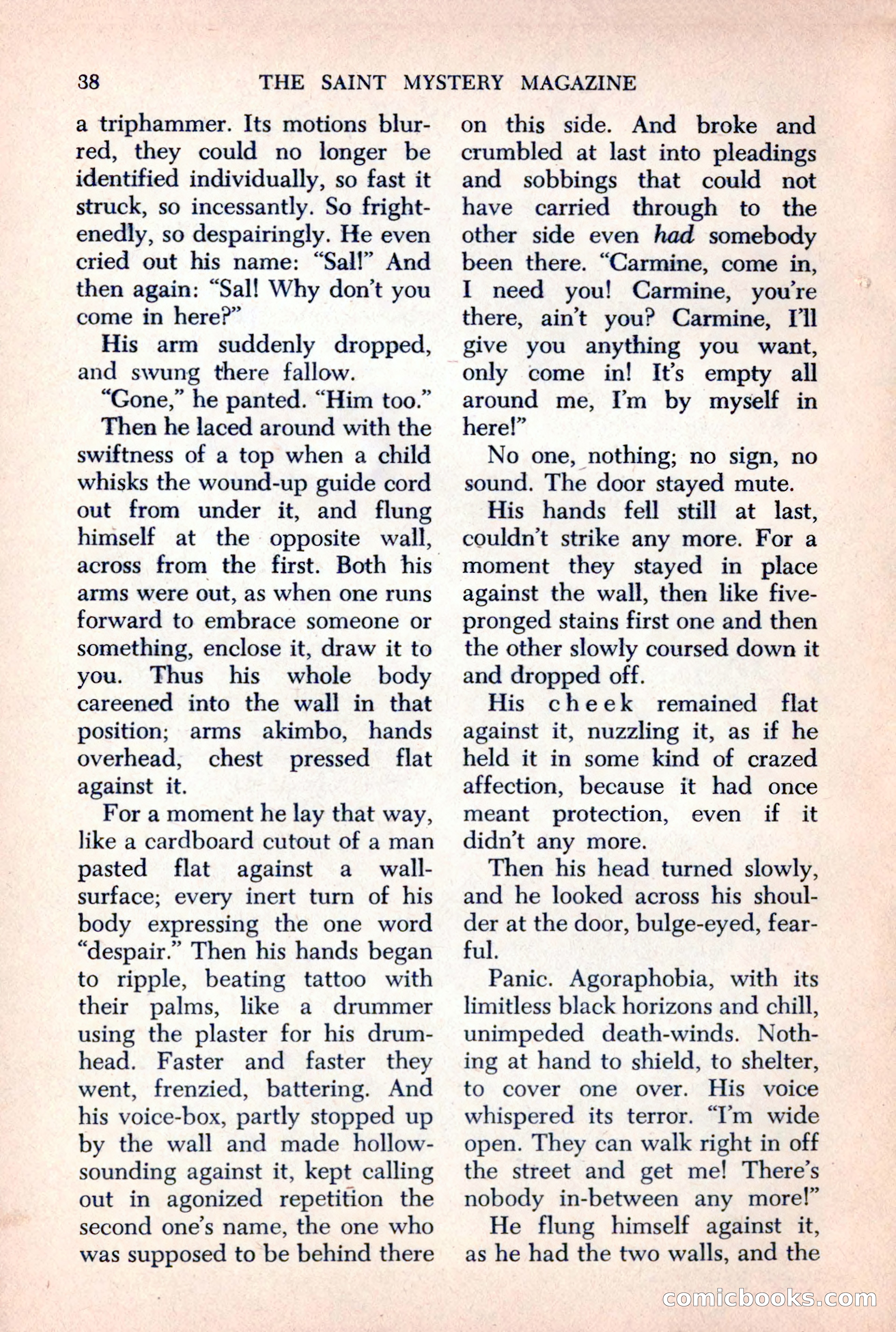 The Saint Mystery Magazine, October 1963 — page 40 of 132