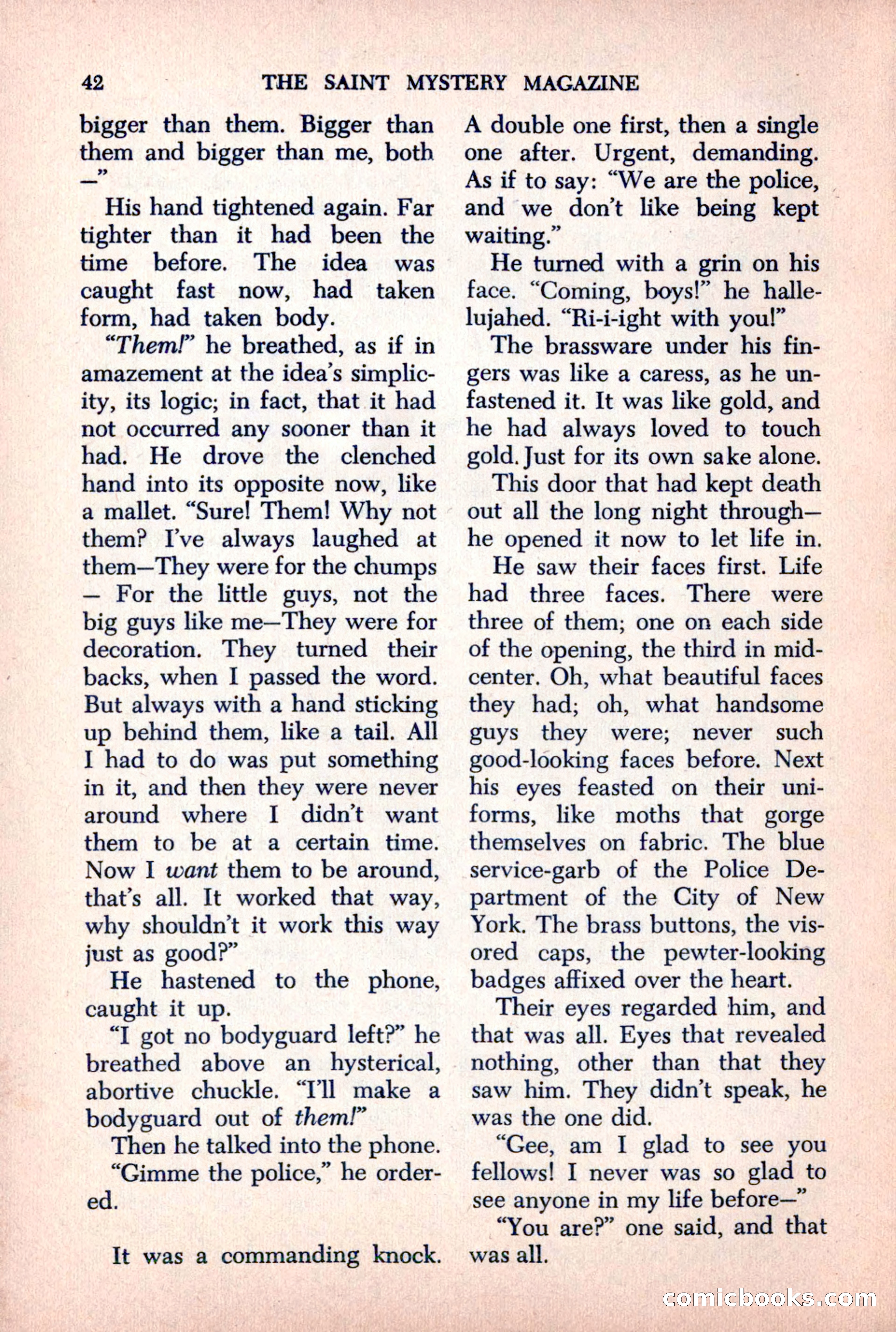 The Saint Mystery Magazine, October 1963 — page 44 of 132