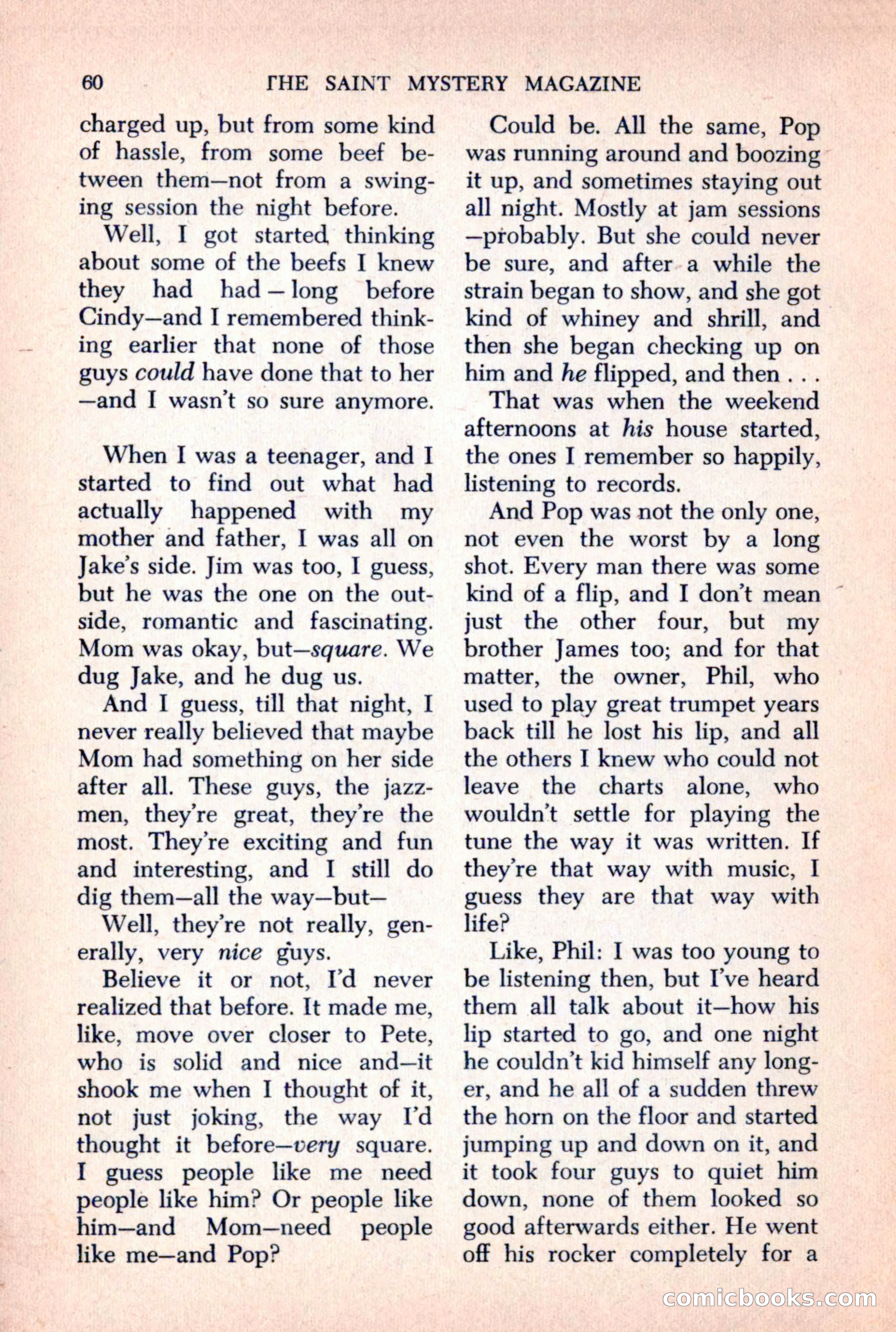 The Saint Mystery Magazine, October 1963 — page 62 of 132