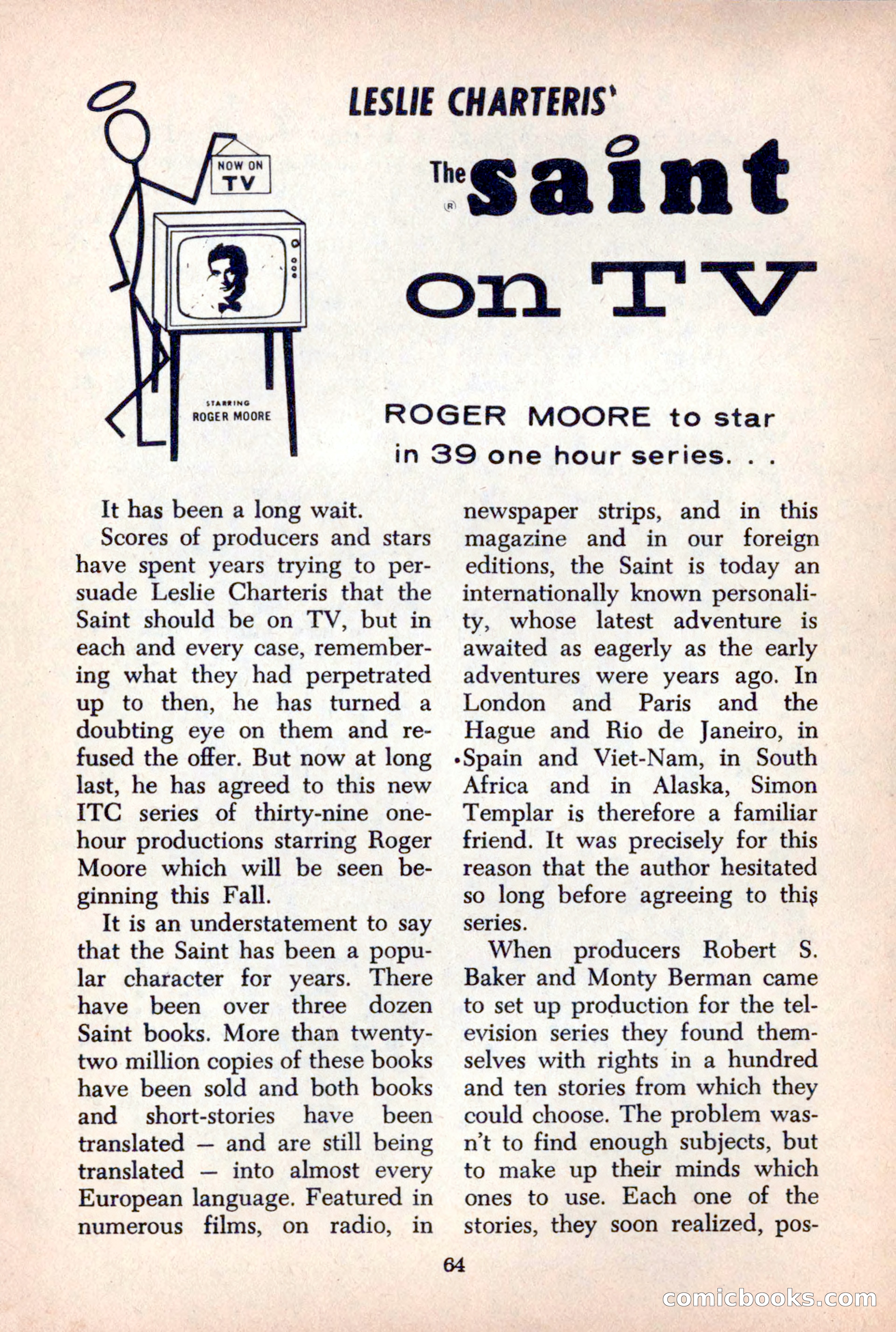 The Saint Mystery Magazine, October 1963 — page 66 of 132