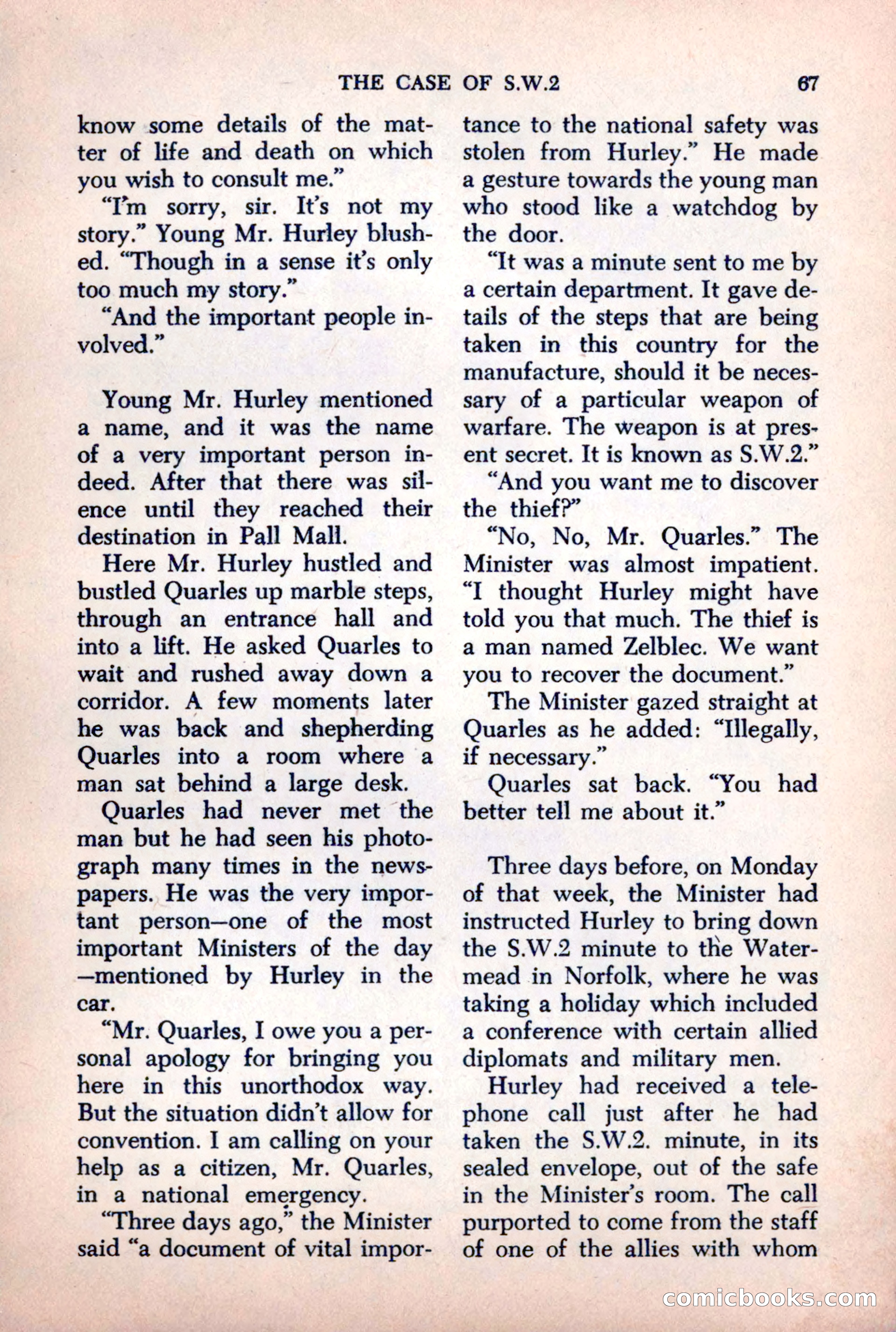 The Saint Mystery Magazine, October 1963 — page 69 of 132