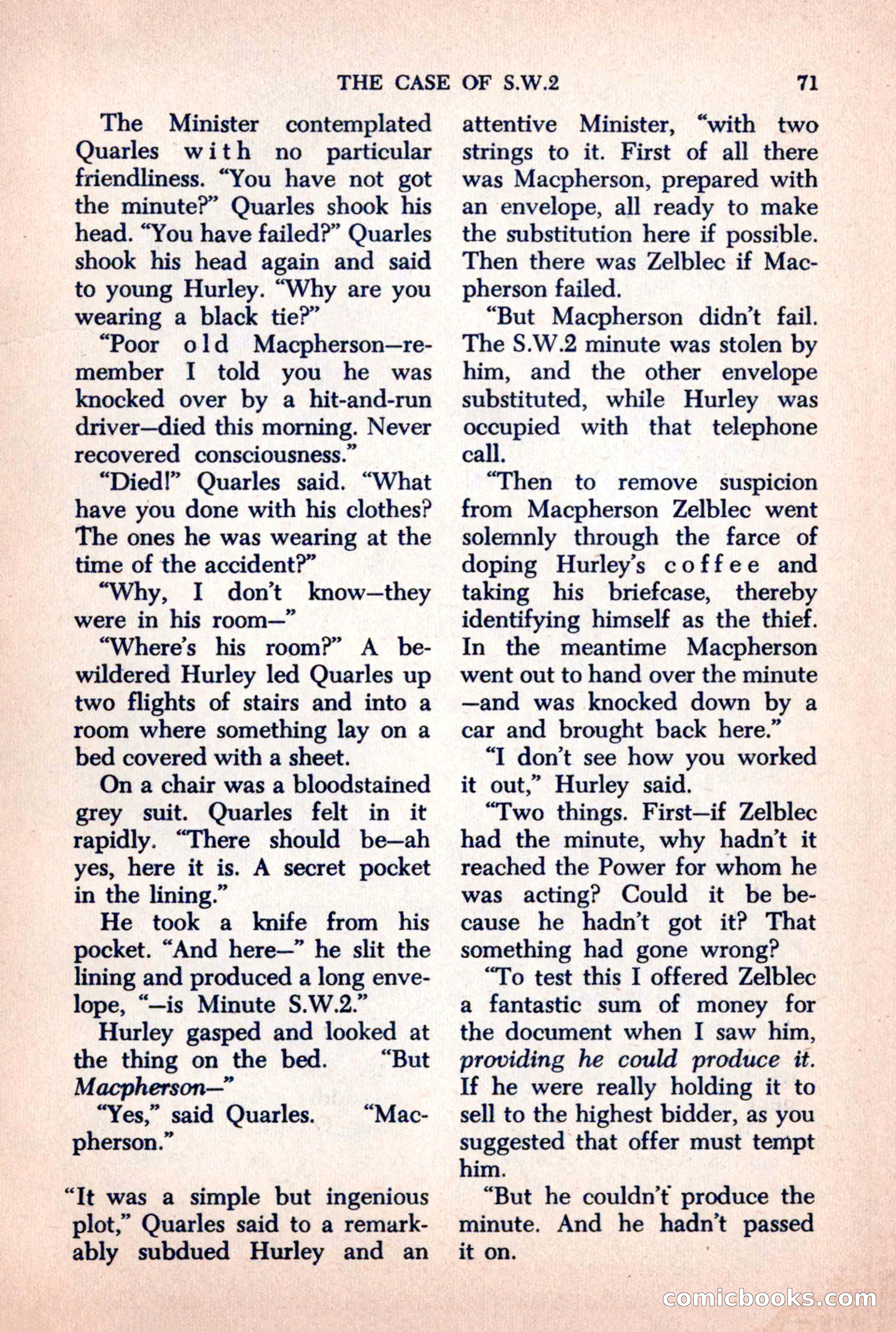 The Saint Mystery Magazine, October 1963 — page 73 of 132
