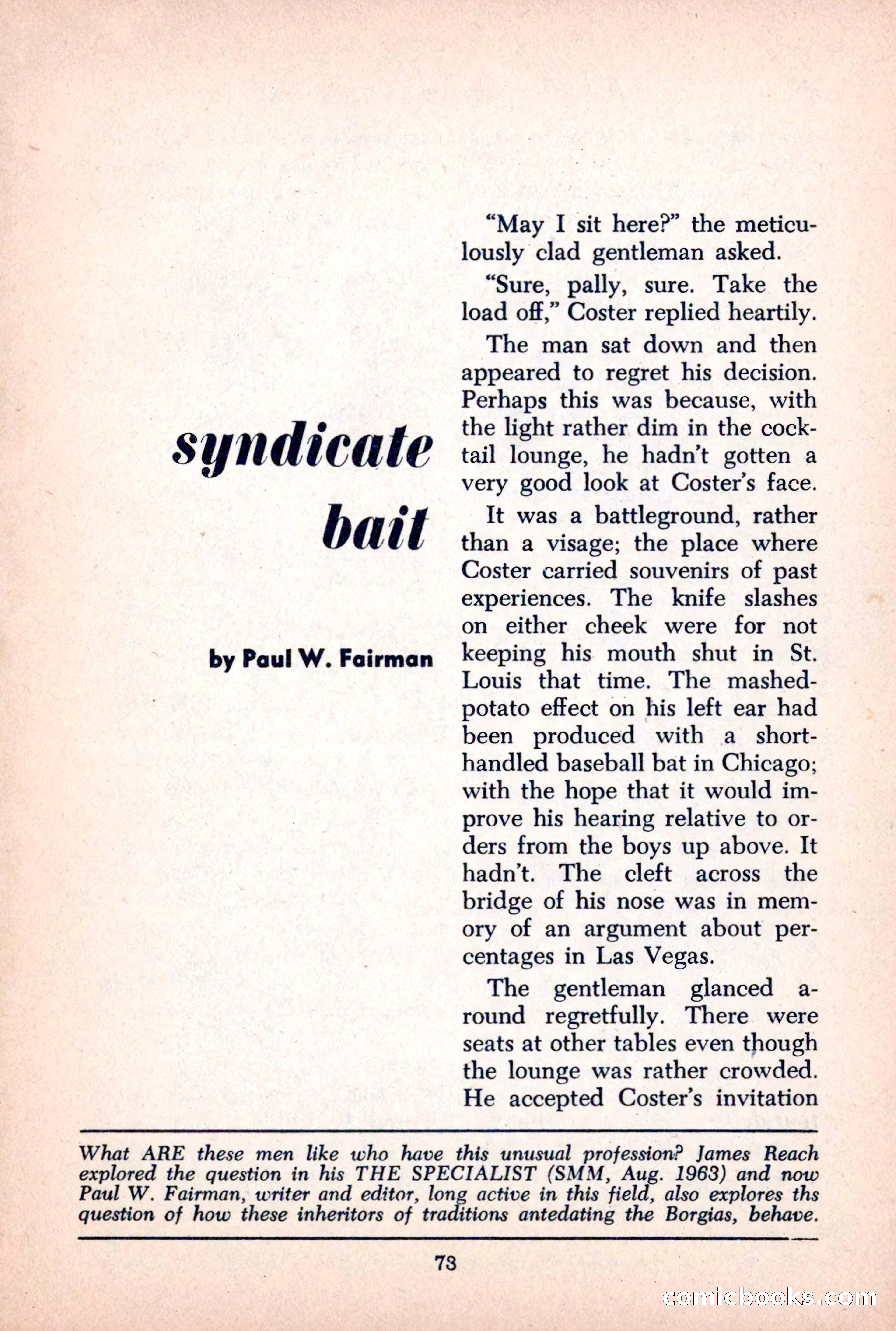 The Saint Mystery Magazine, October 1963 — page 75 of 132