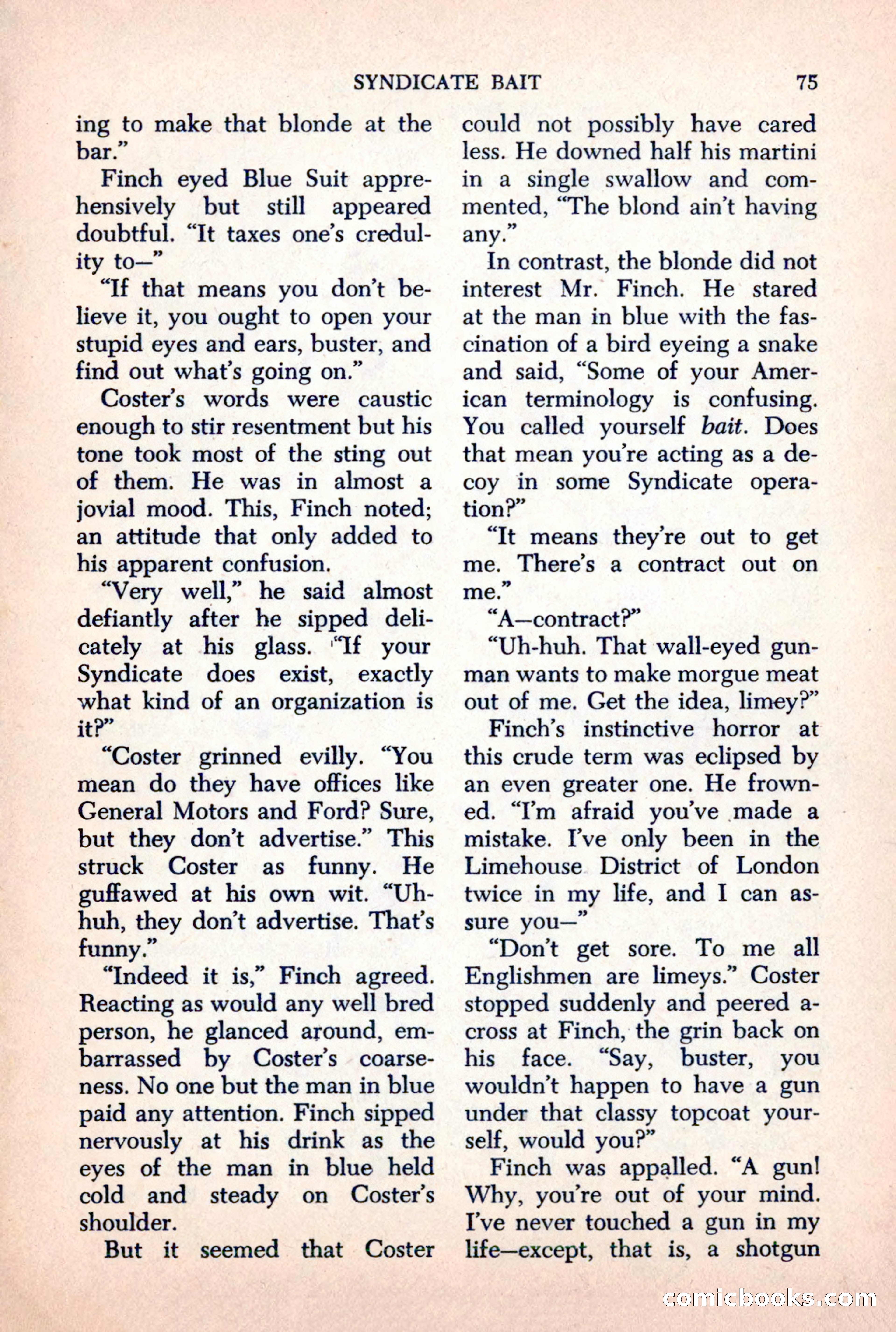 The Saint Mystery Magazine, October 1963 — page 77 of 132
