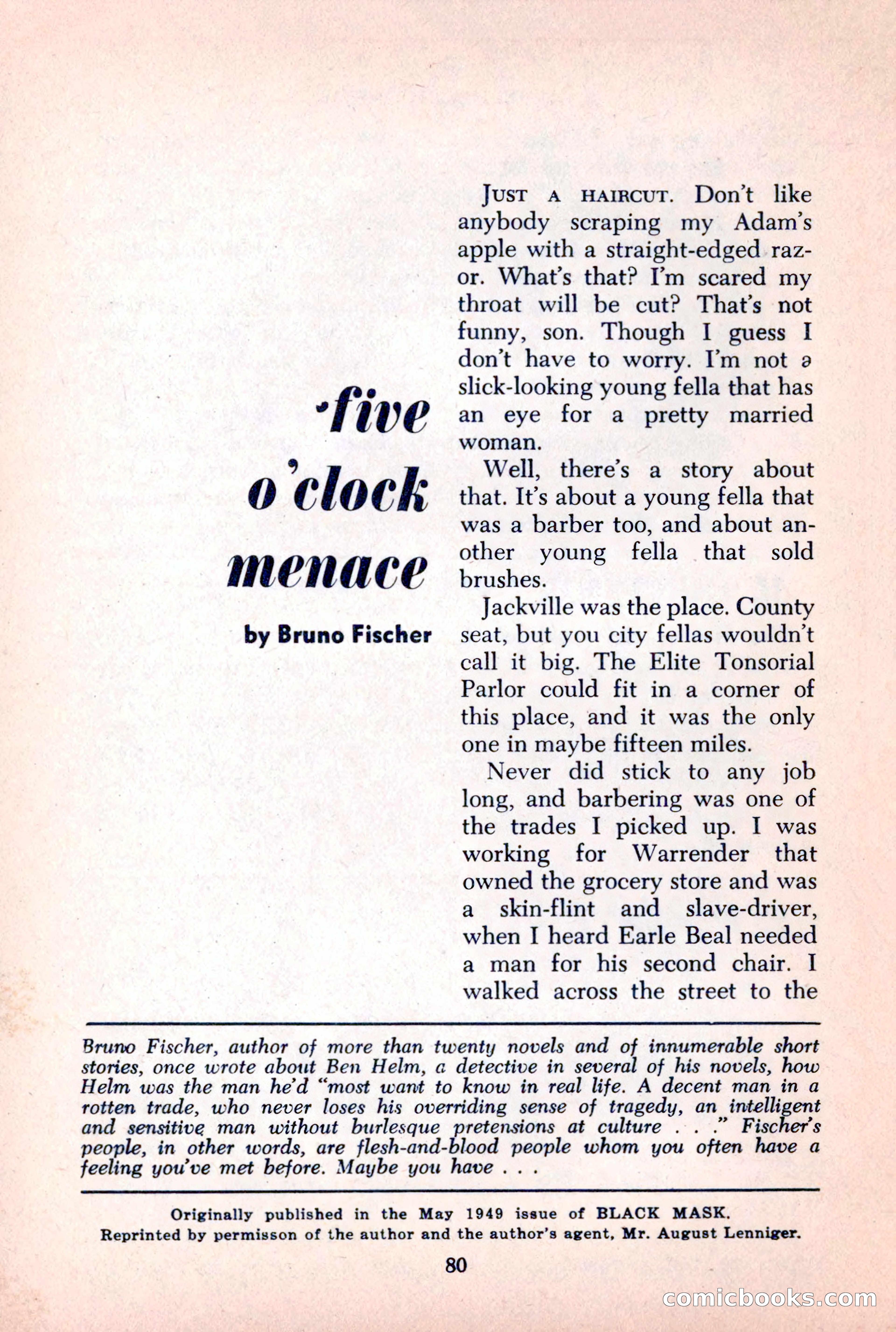 The Saint Mystery Magazine, October 1963 — page 82 of 132