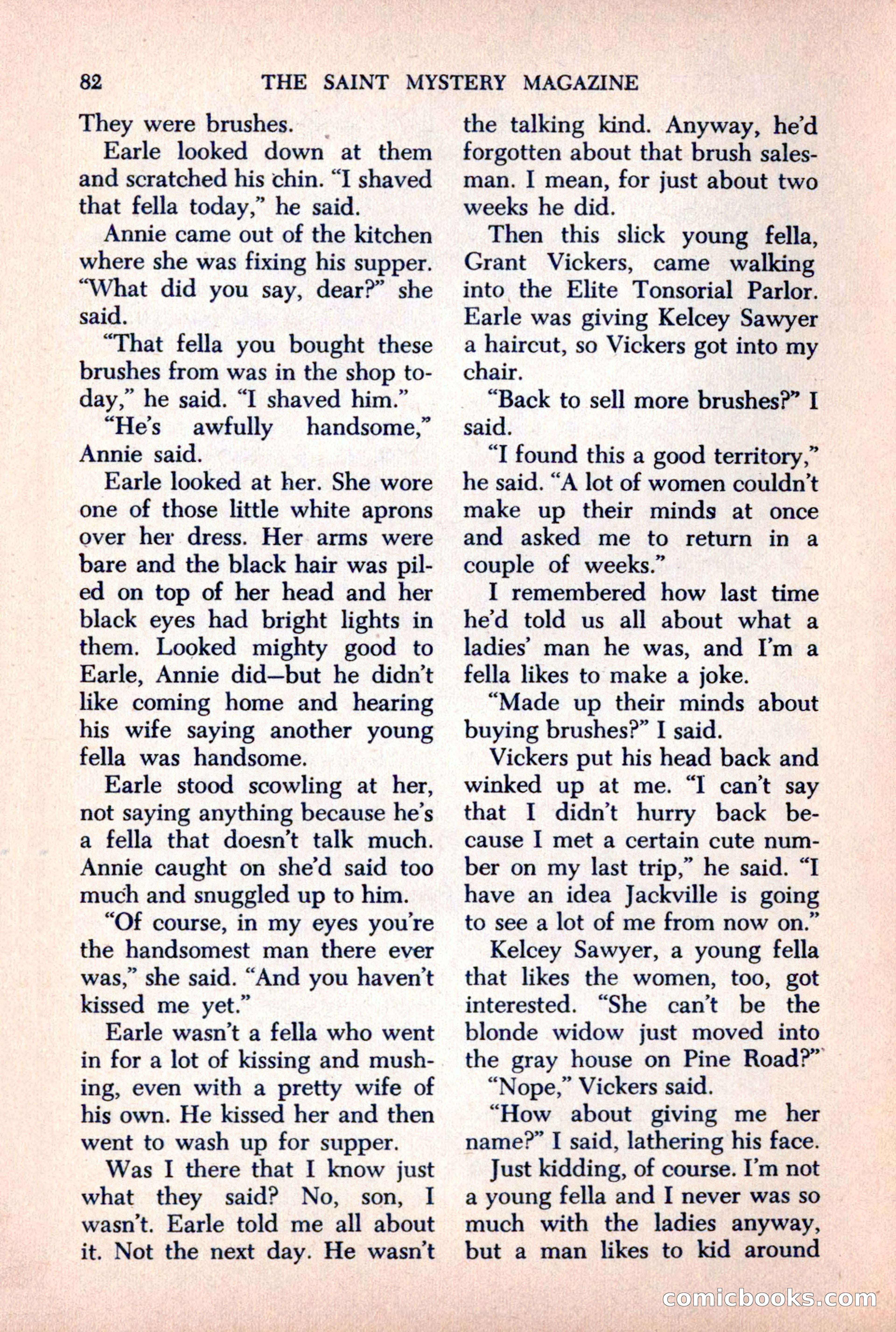 The Saint Mystery Magazine, October 1963 — page 84 of 132