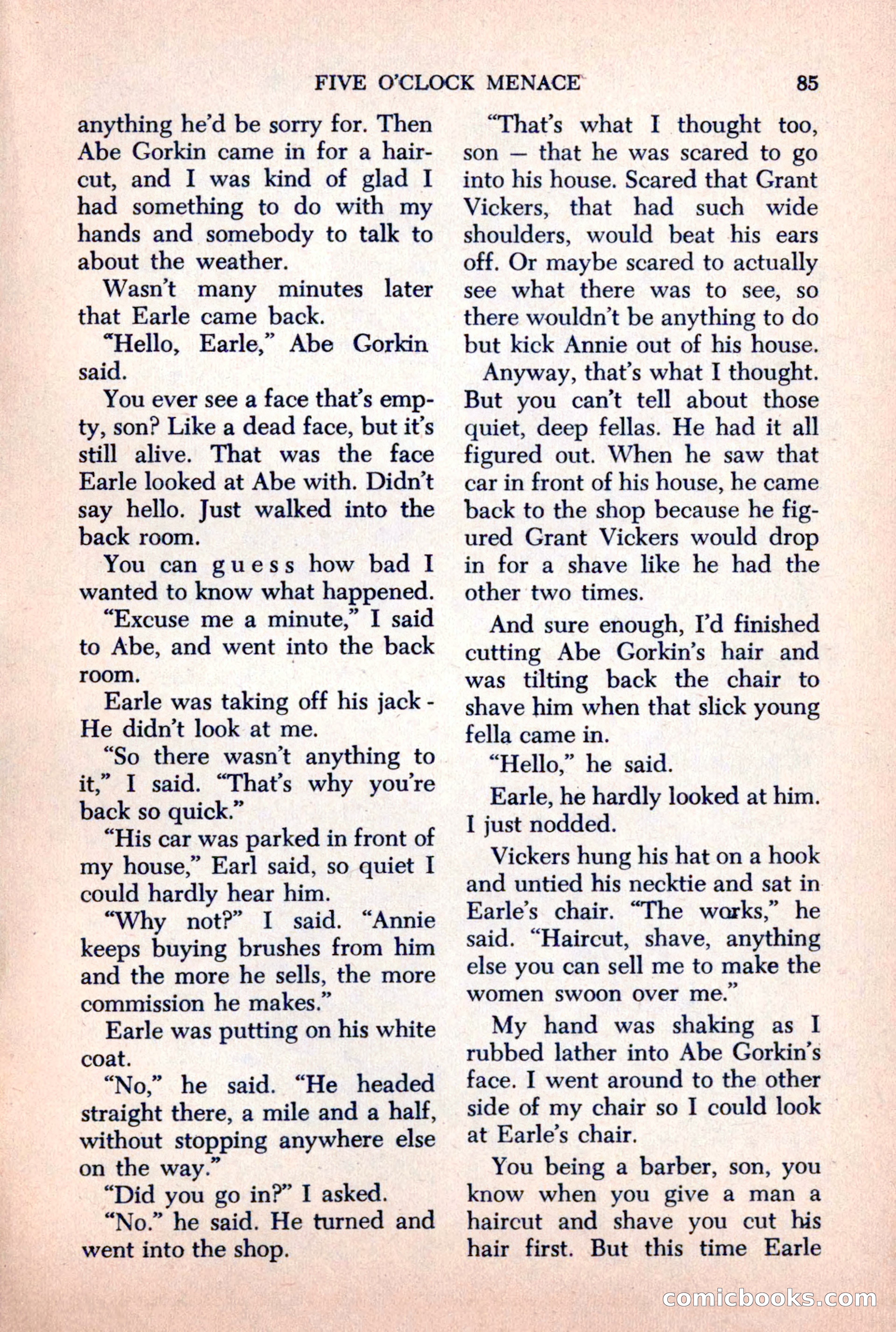 The Saint Mystery Magazine, October 1963 — page 87 of 132