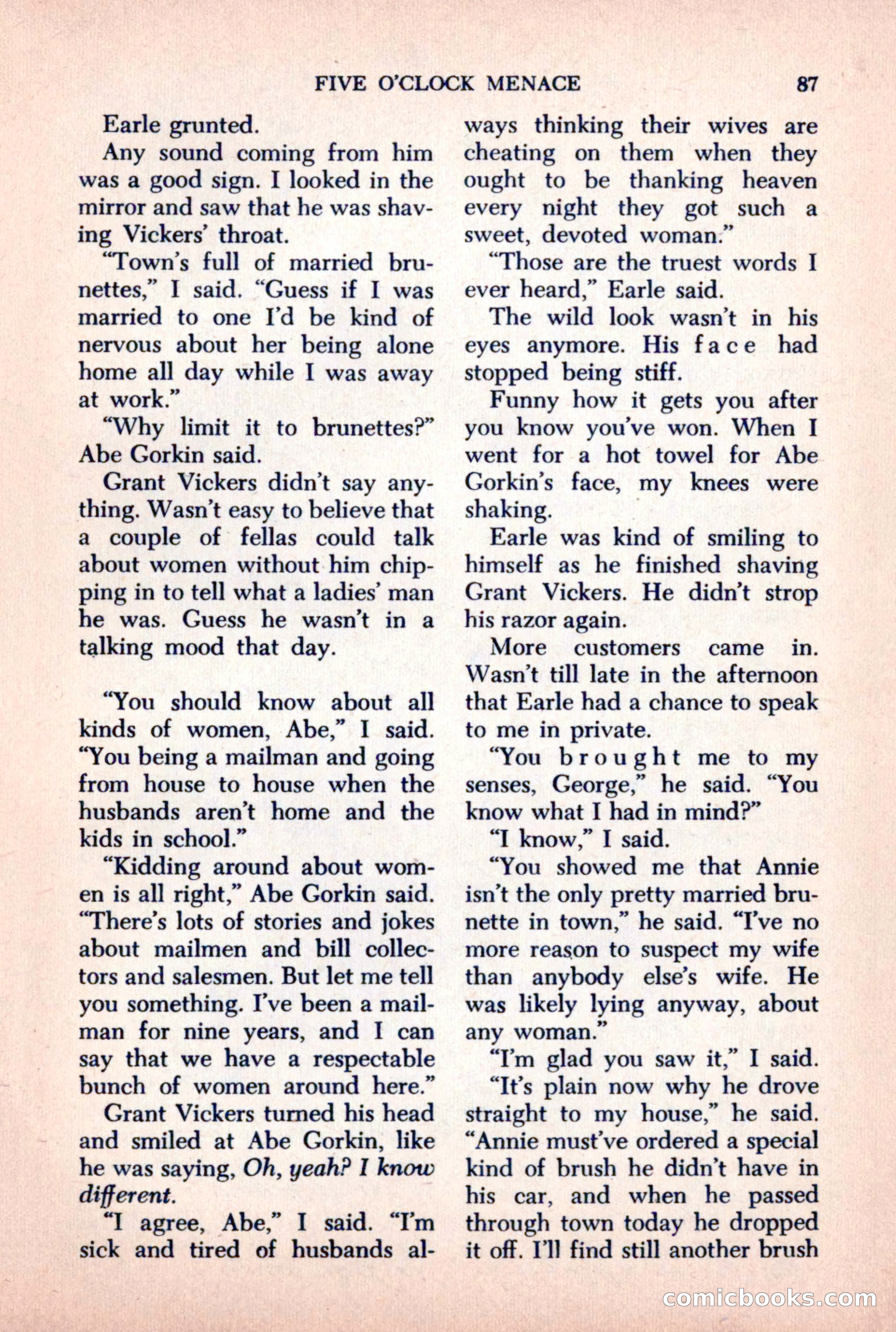 The Saint Mystery Magazine, October 1963 — page 89 of 132