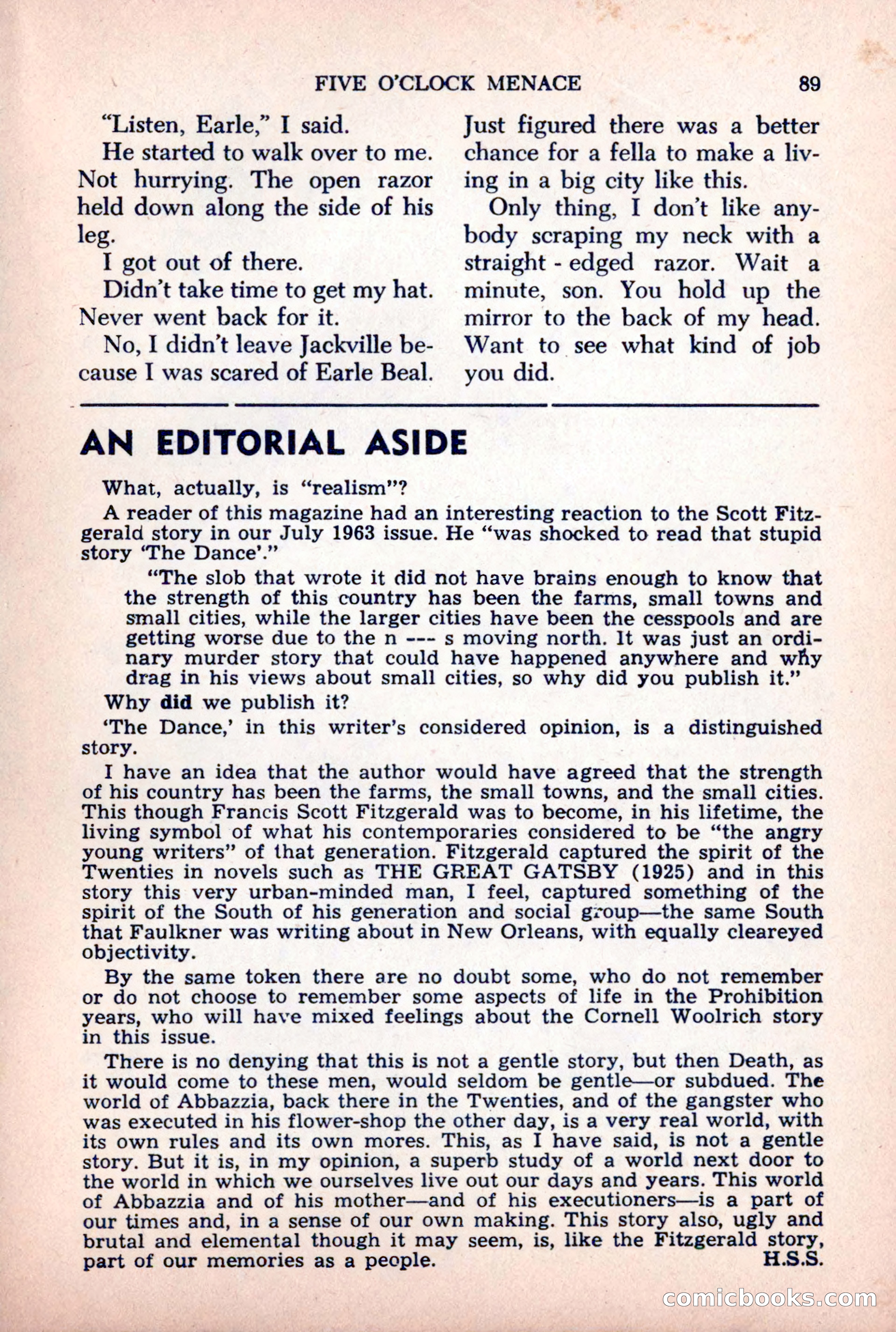 The Saint Mystery Magazine, October 1963 — page 91 of 132
