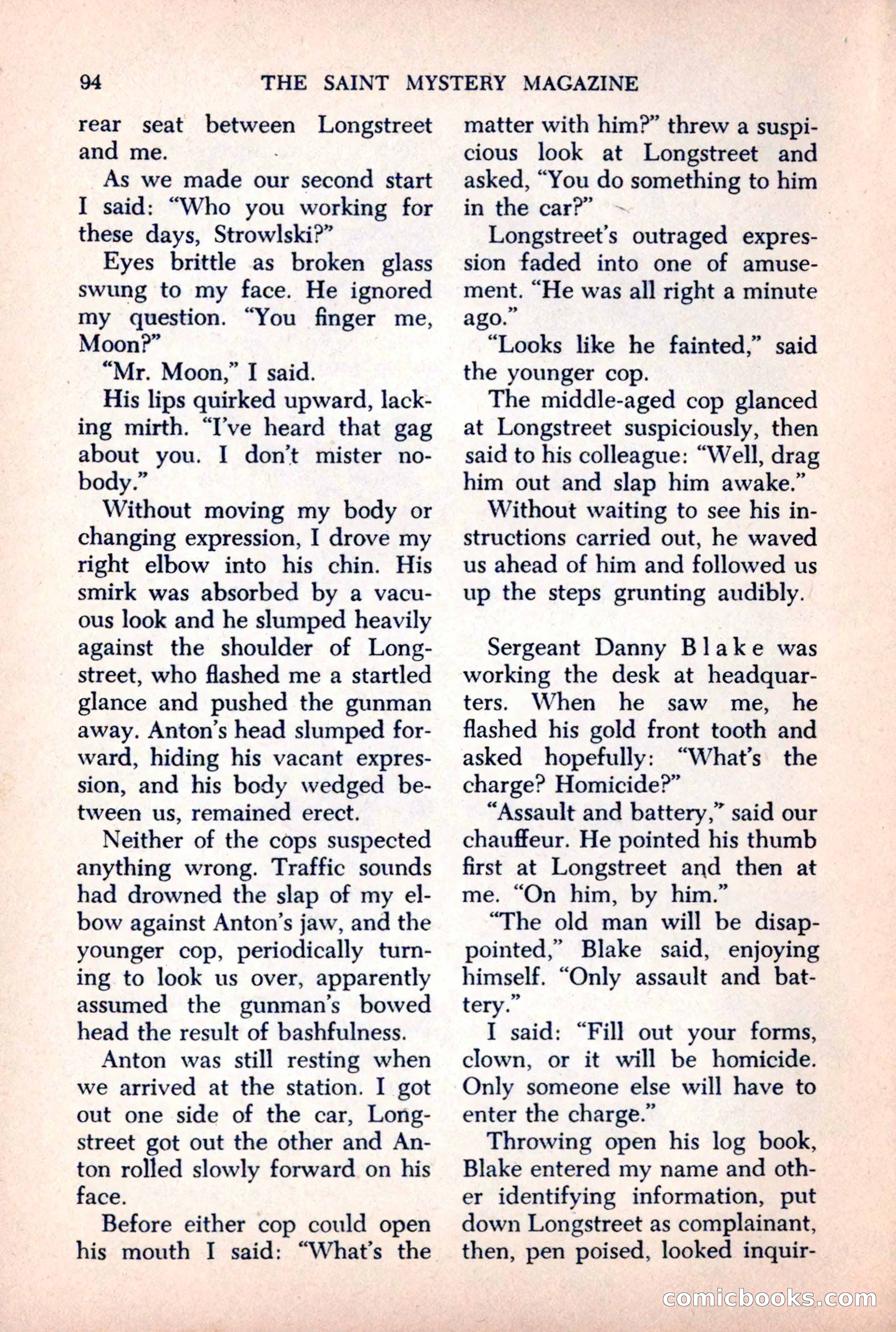 The Saint Mystery Magazine, October 1963 — page 96 of 132