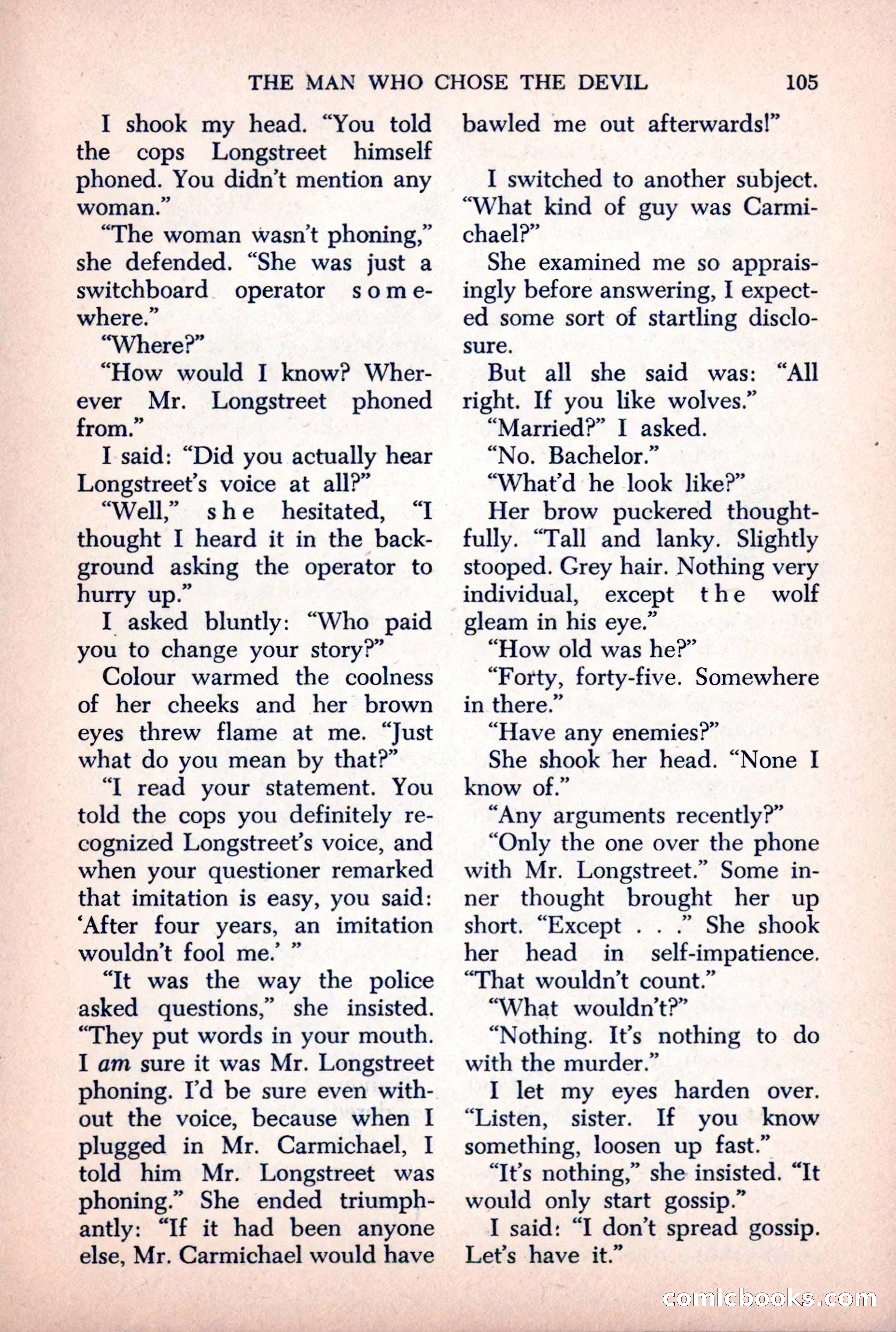 The Saint Mystery Magazine, October 1963 — page 107 of 132