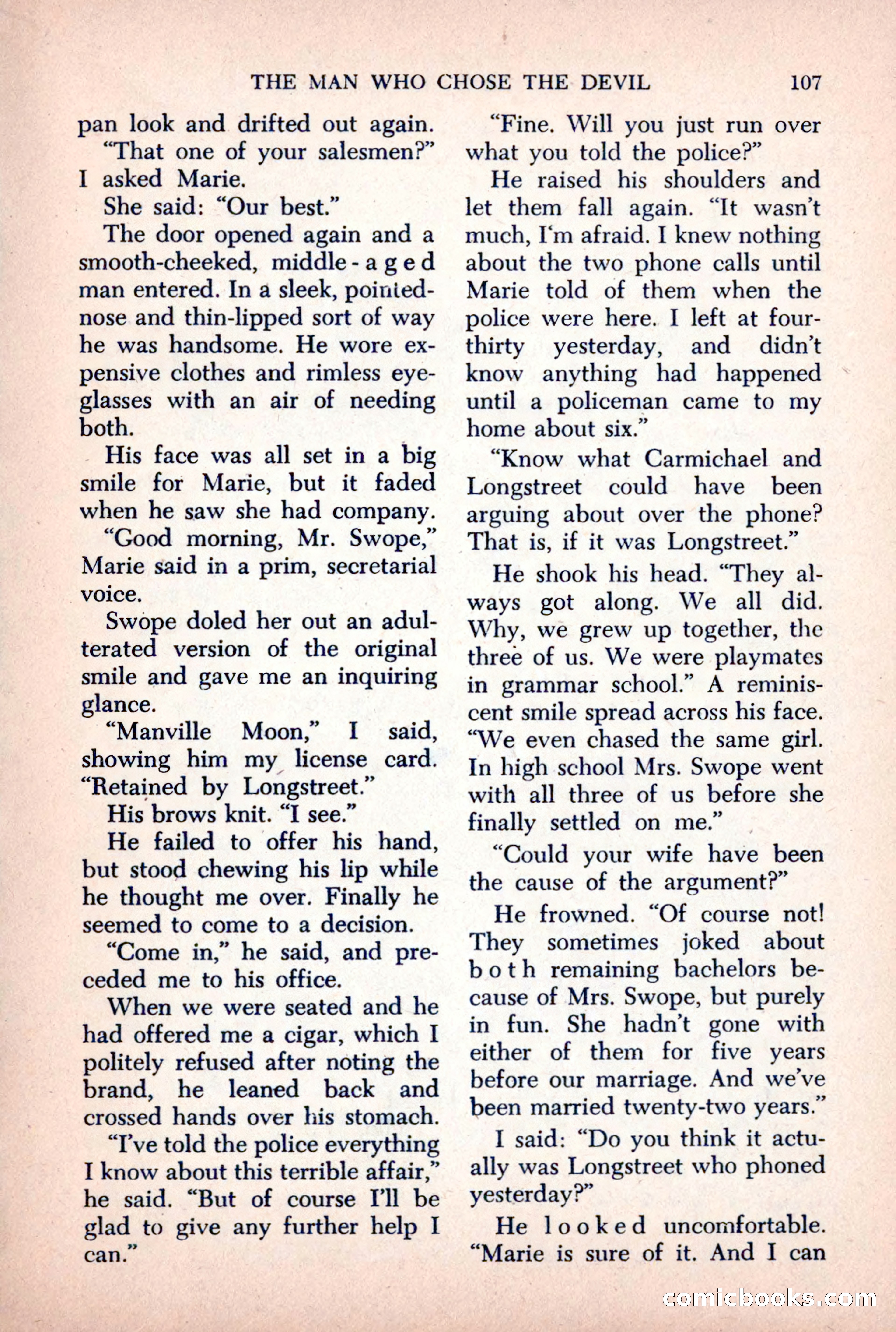 The Saint Mystery Magazine, October 1963 — page 109 of 132