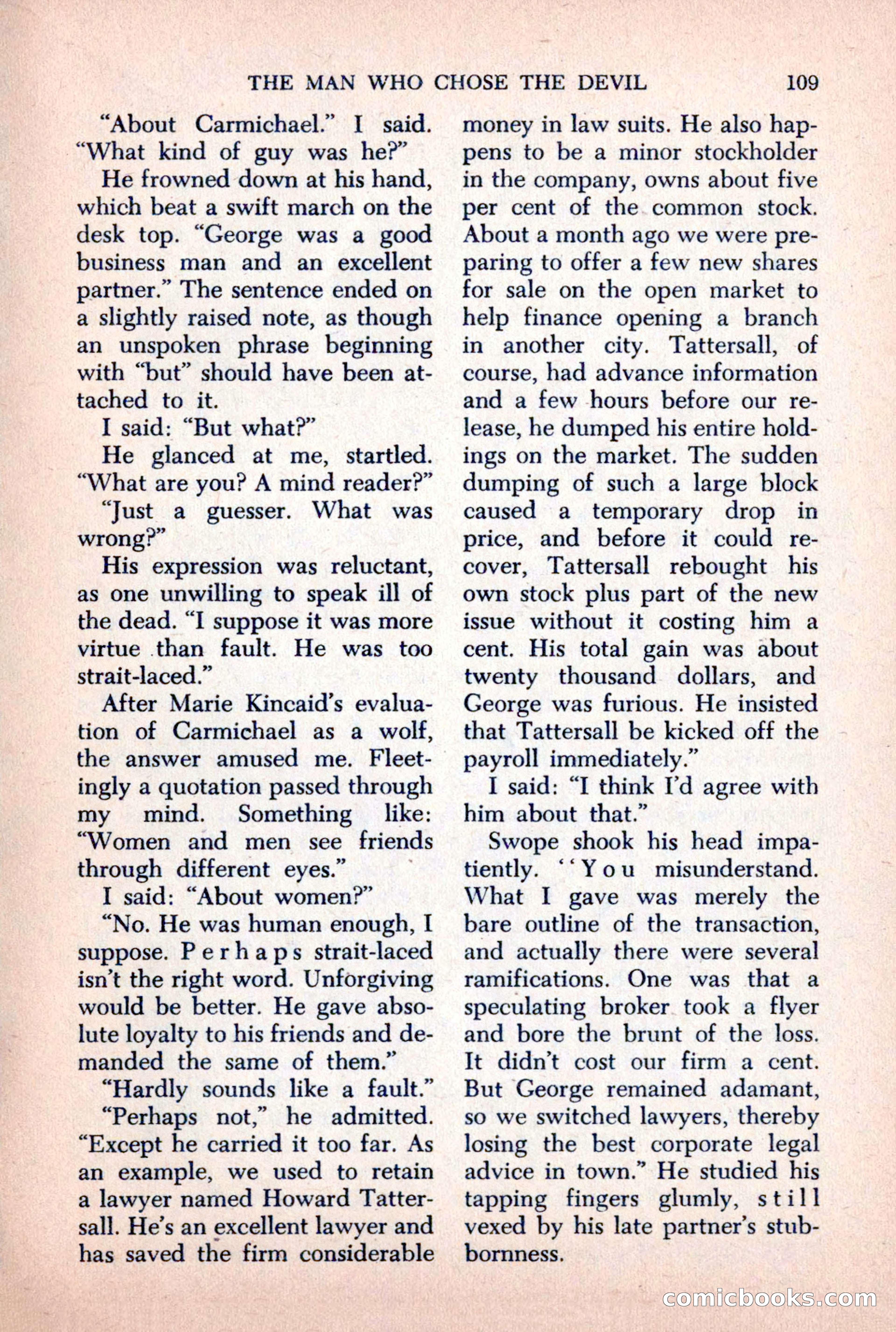 The Saint Mystery Magazine, October 1963 — page 111 of 132