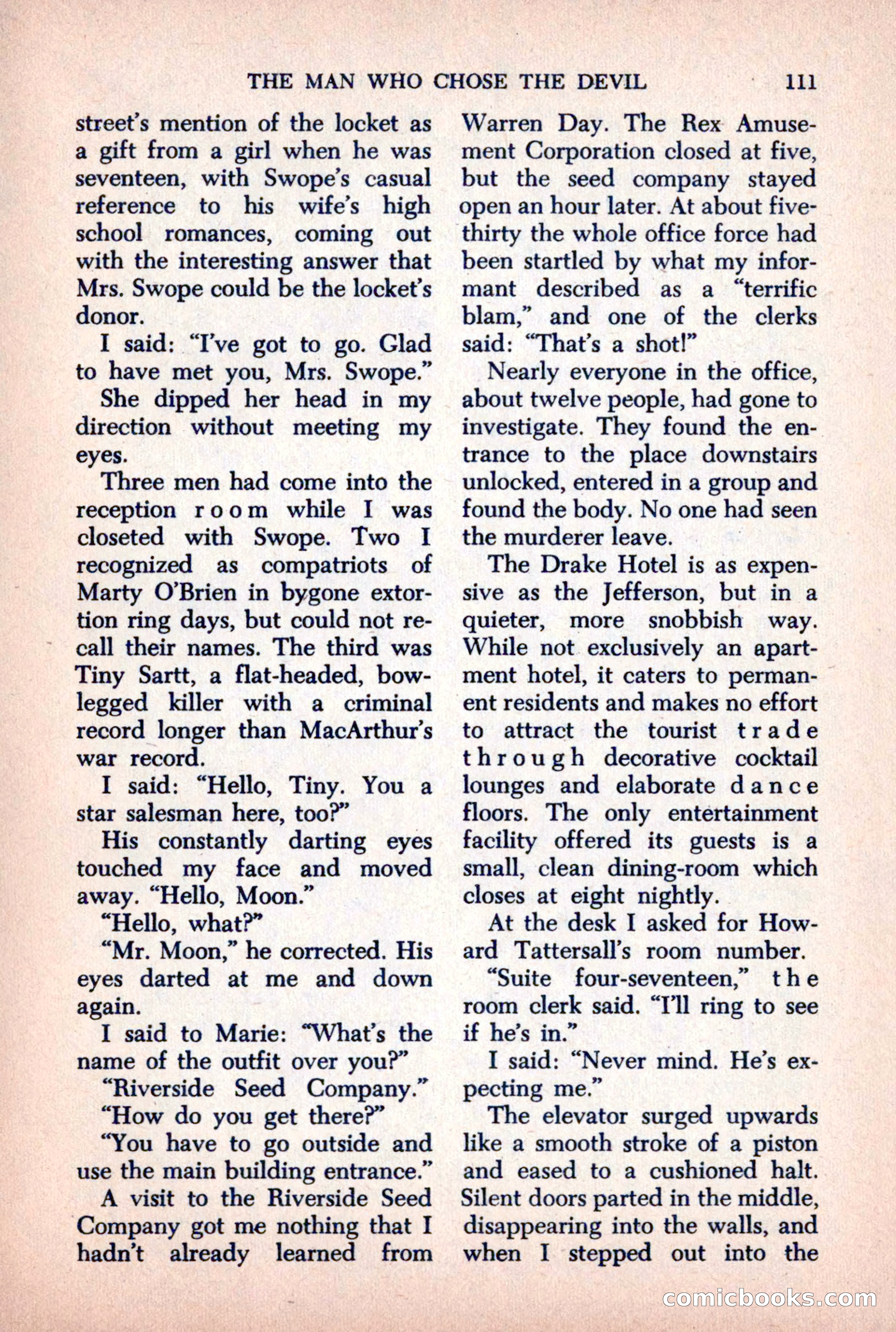 The Saint Mystery Magazine, October 1963 — page 113 of 132