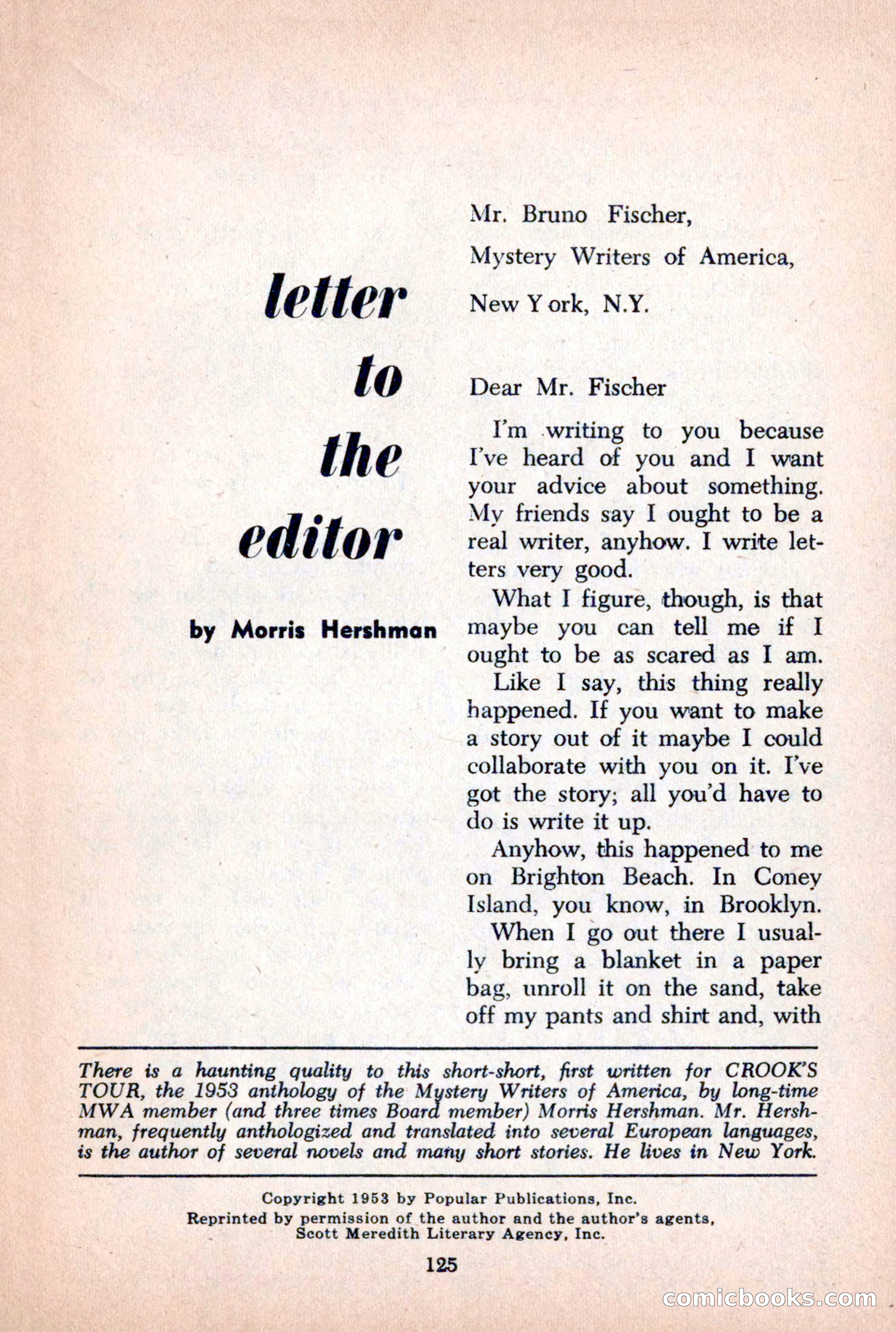 The Saint Mystery Magazine, October 1963 — page 127 of 132
