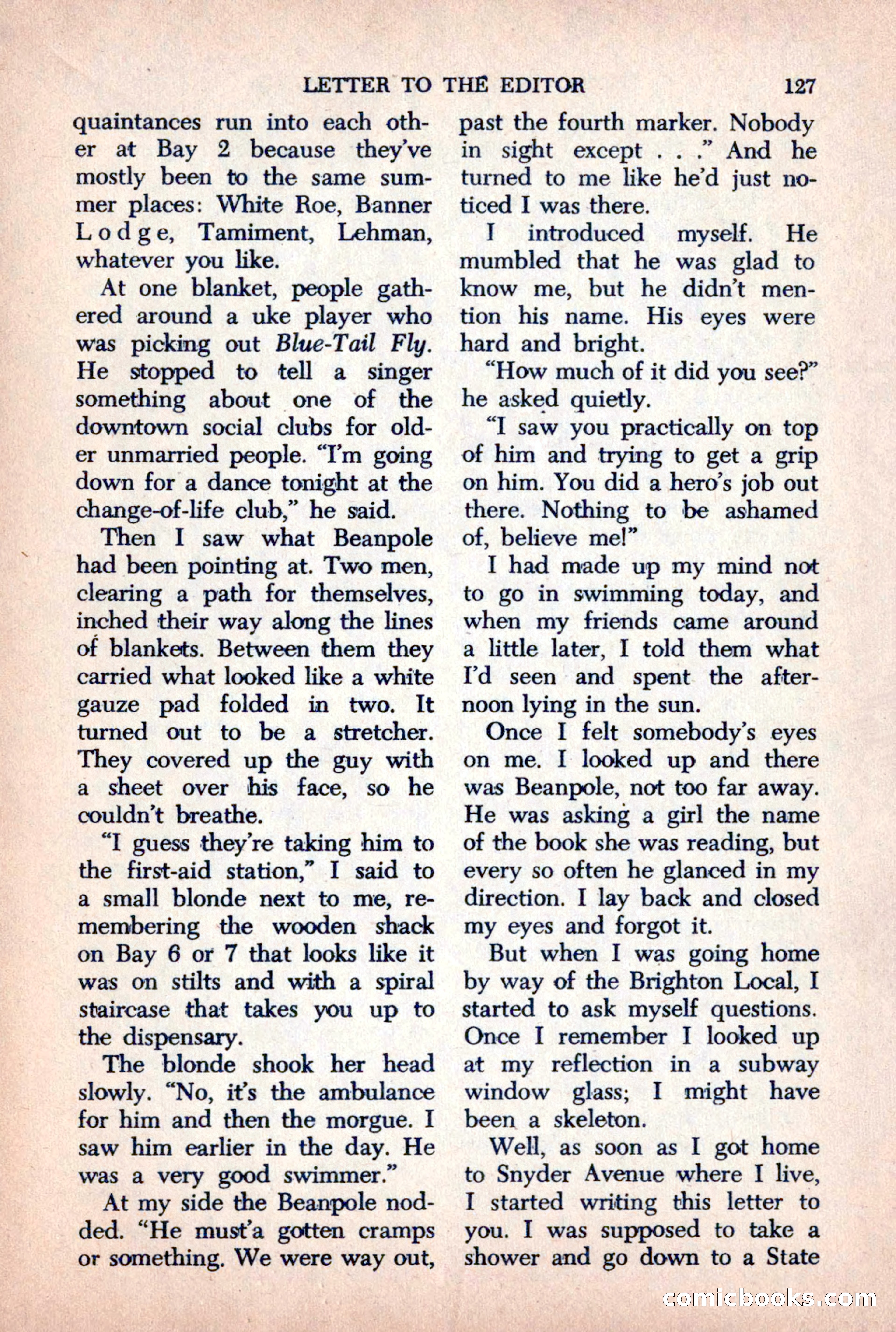 The Saint Mystery Magazine, October 1963 — page 129 of 132